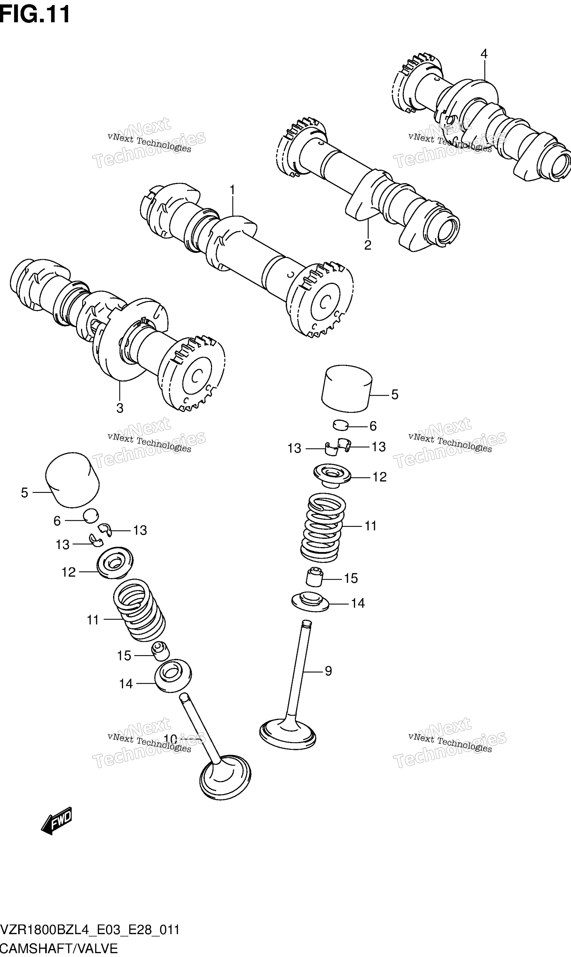 Camshaft / клапан