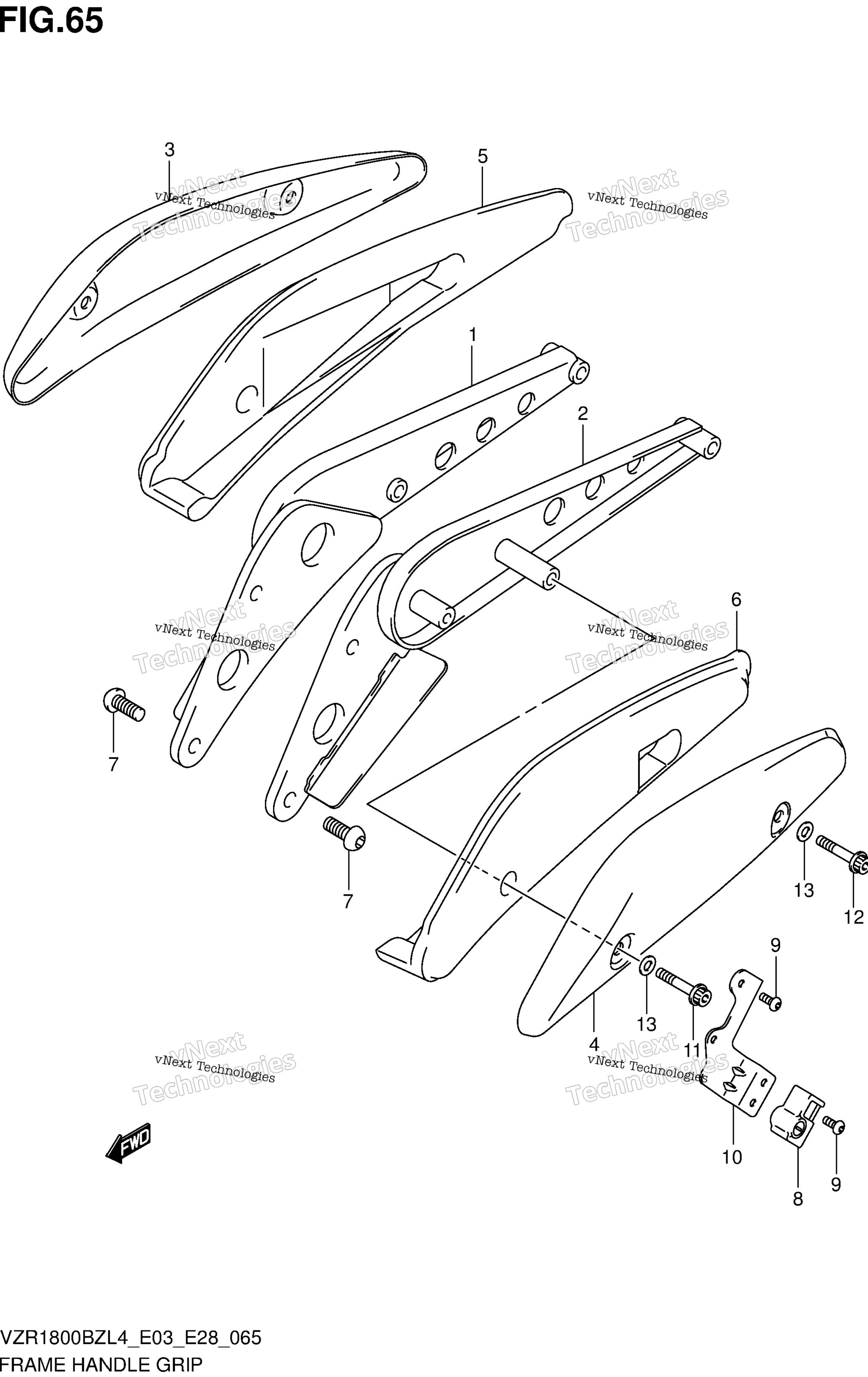 Рама Handle Grip (Vzr1800bzl4 E33)