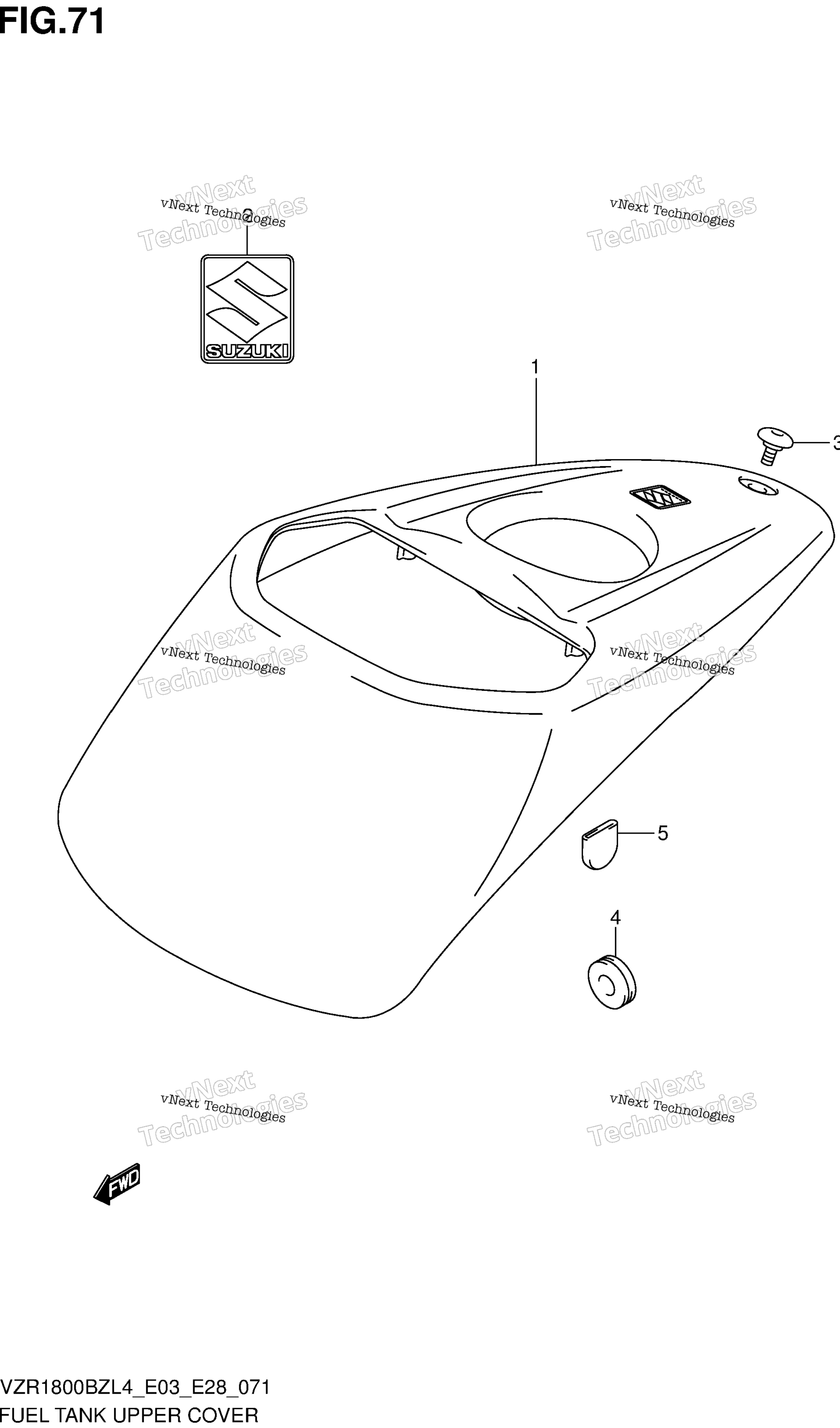 Топливная система Tank Upper Cover
