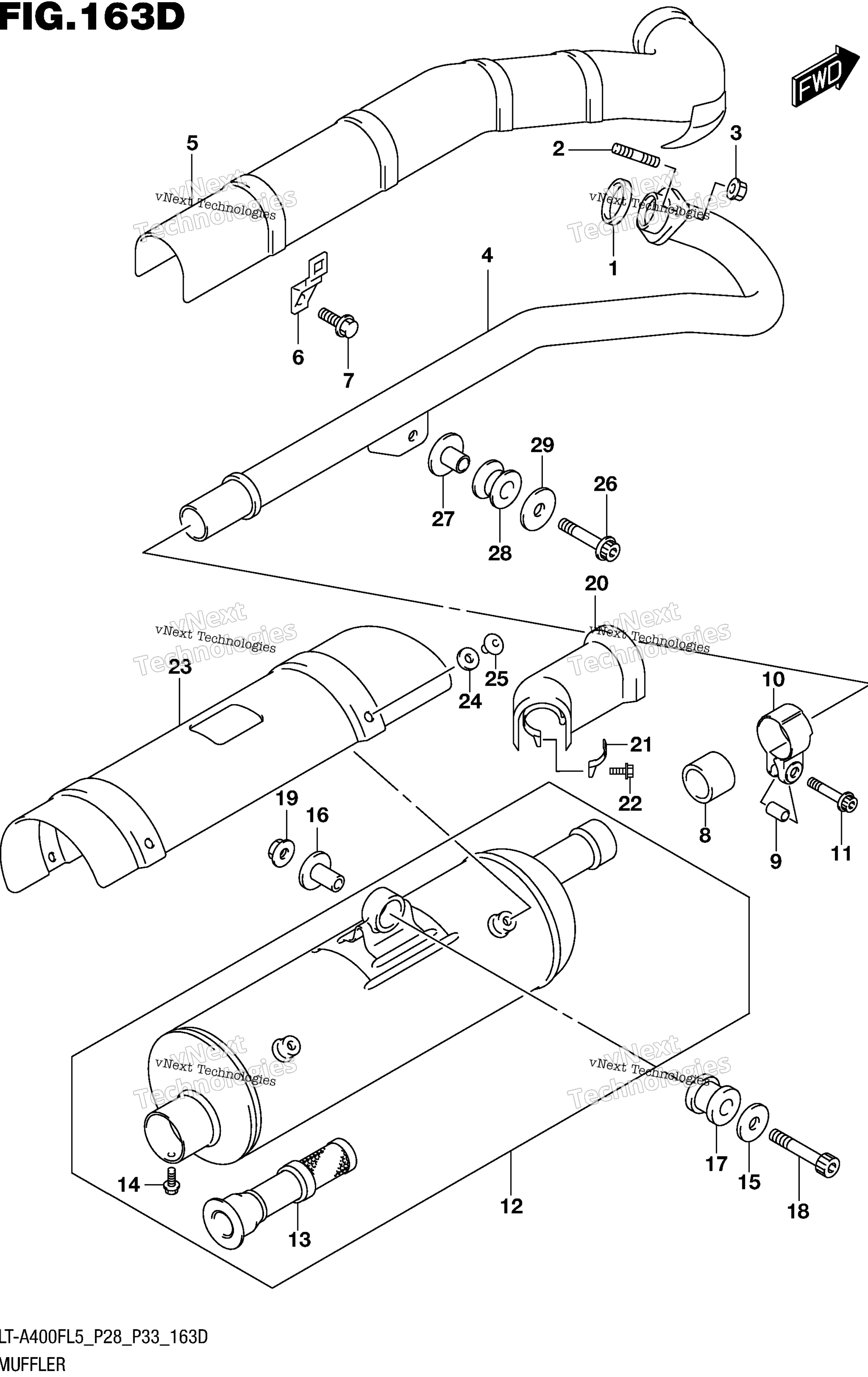 Глушитель (Lt-A400fzl5 P33)