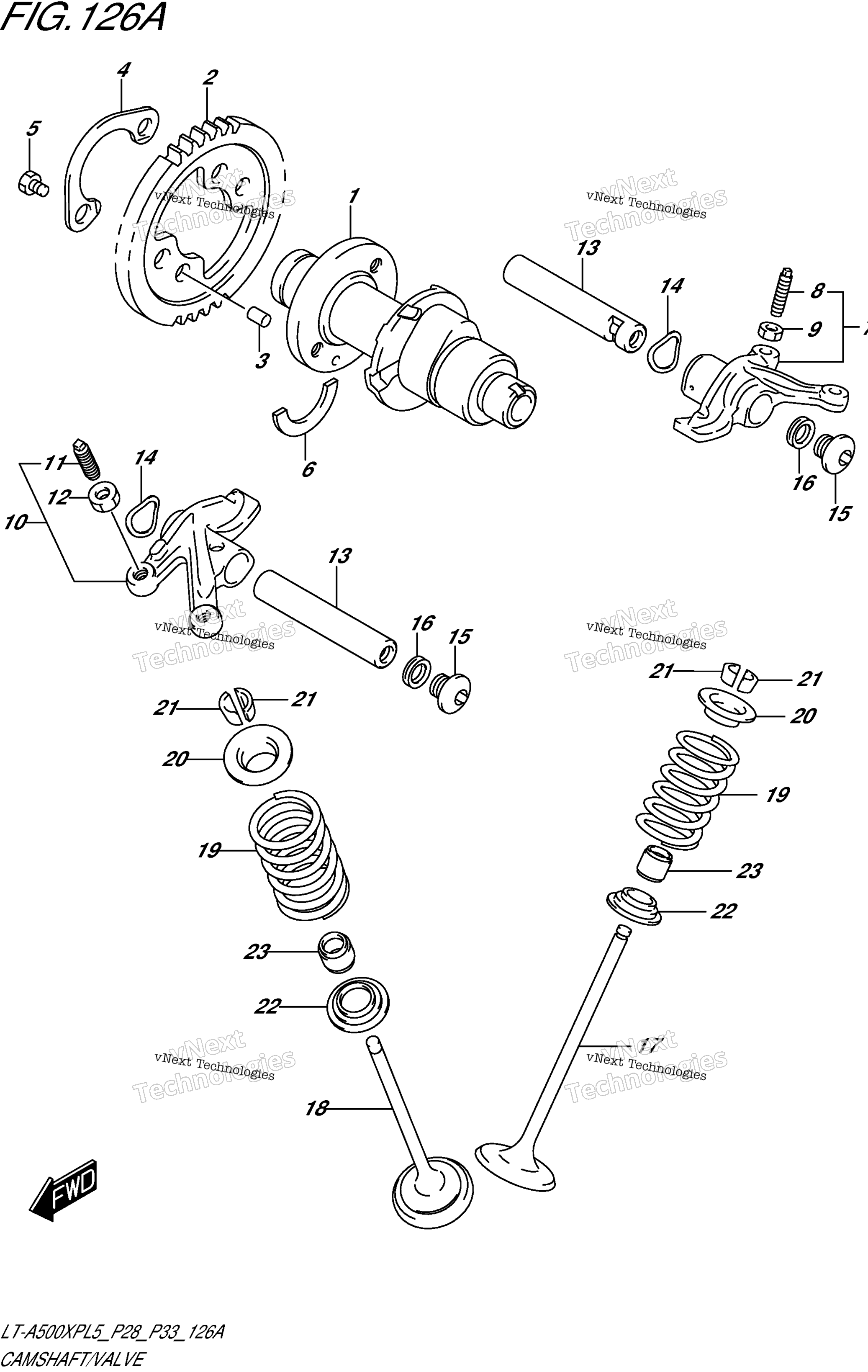 Camshaft / клапан