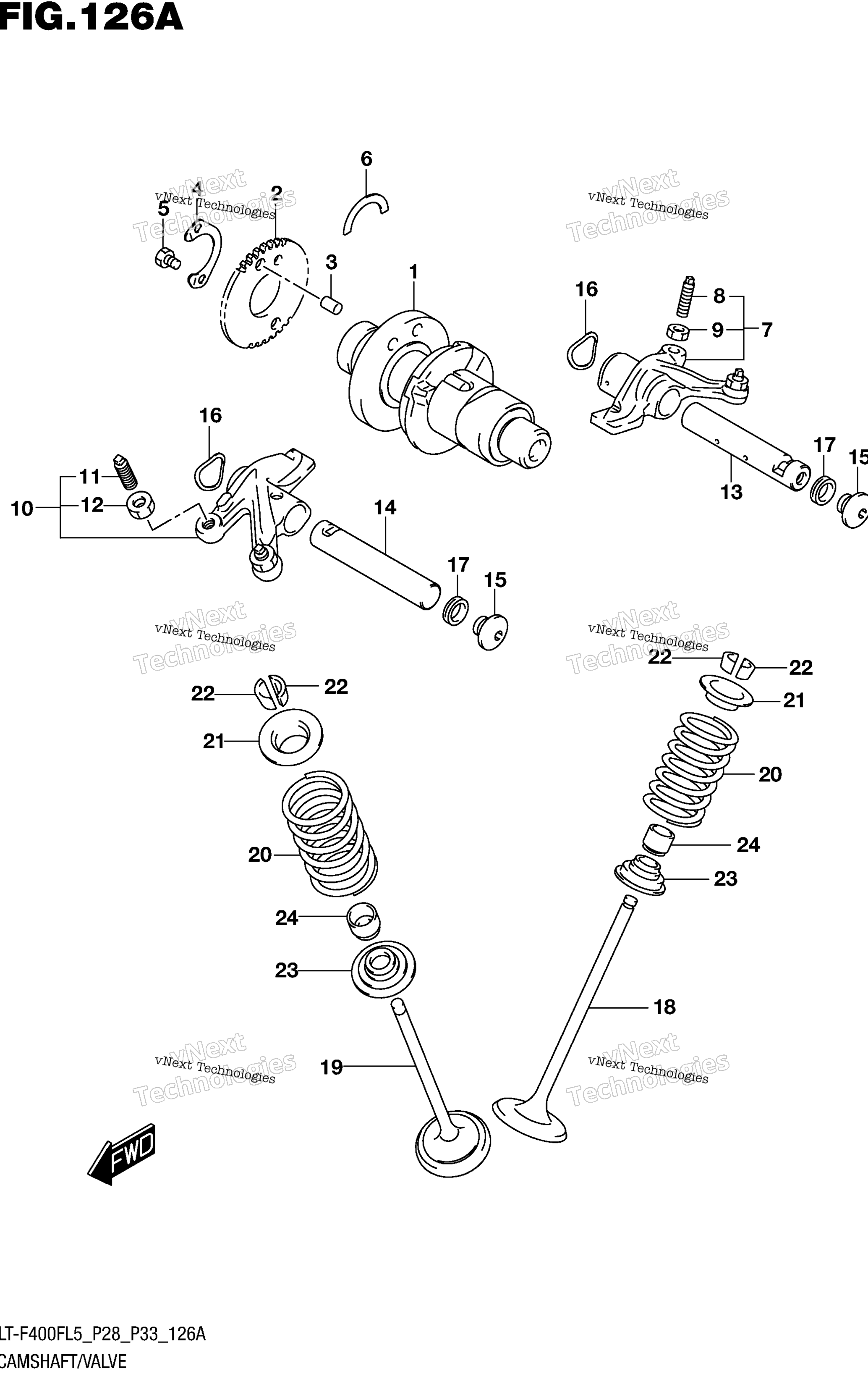 Camshaft / клапан