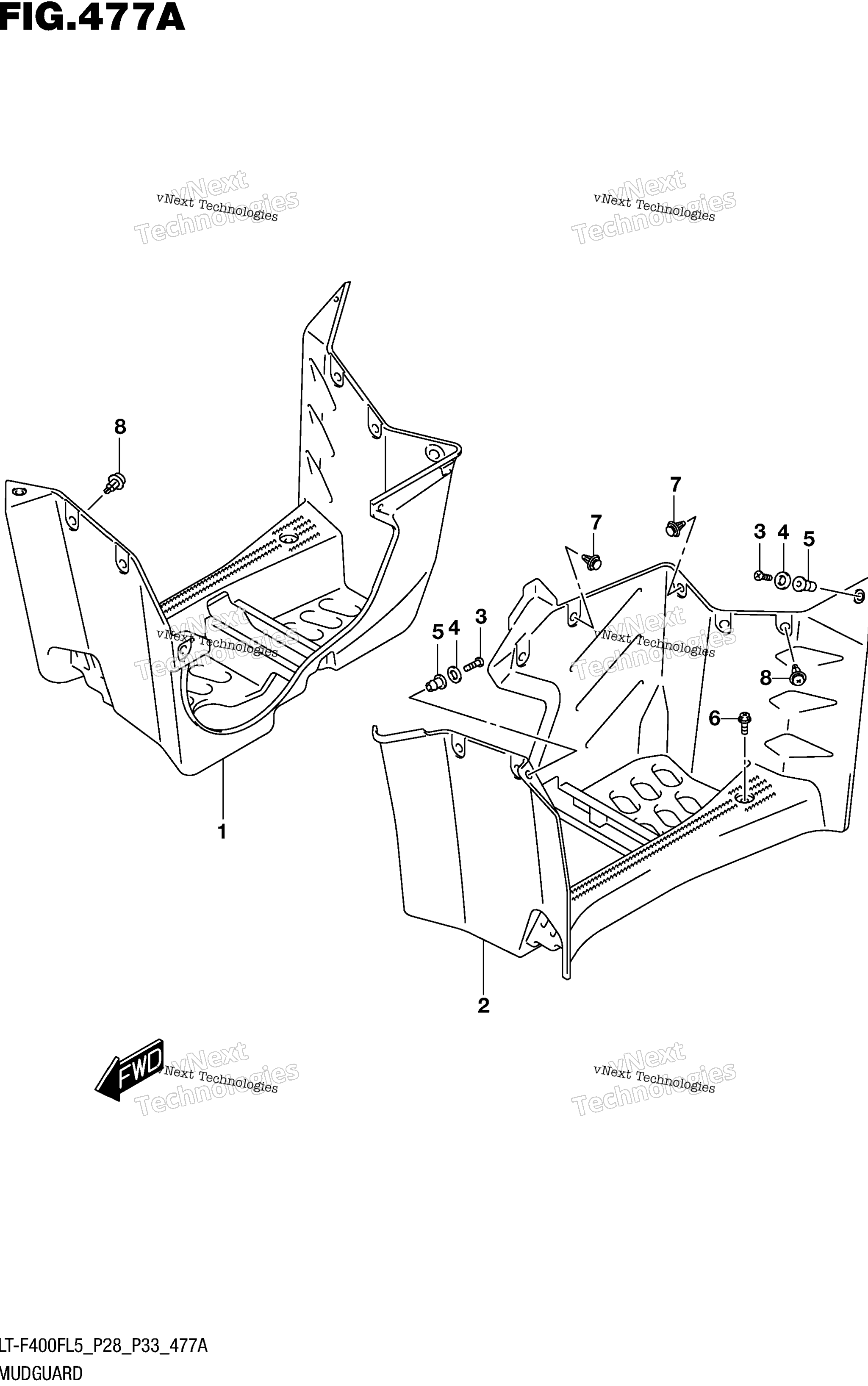 Mudguard (Lt F400fl5 P28)