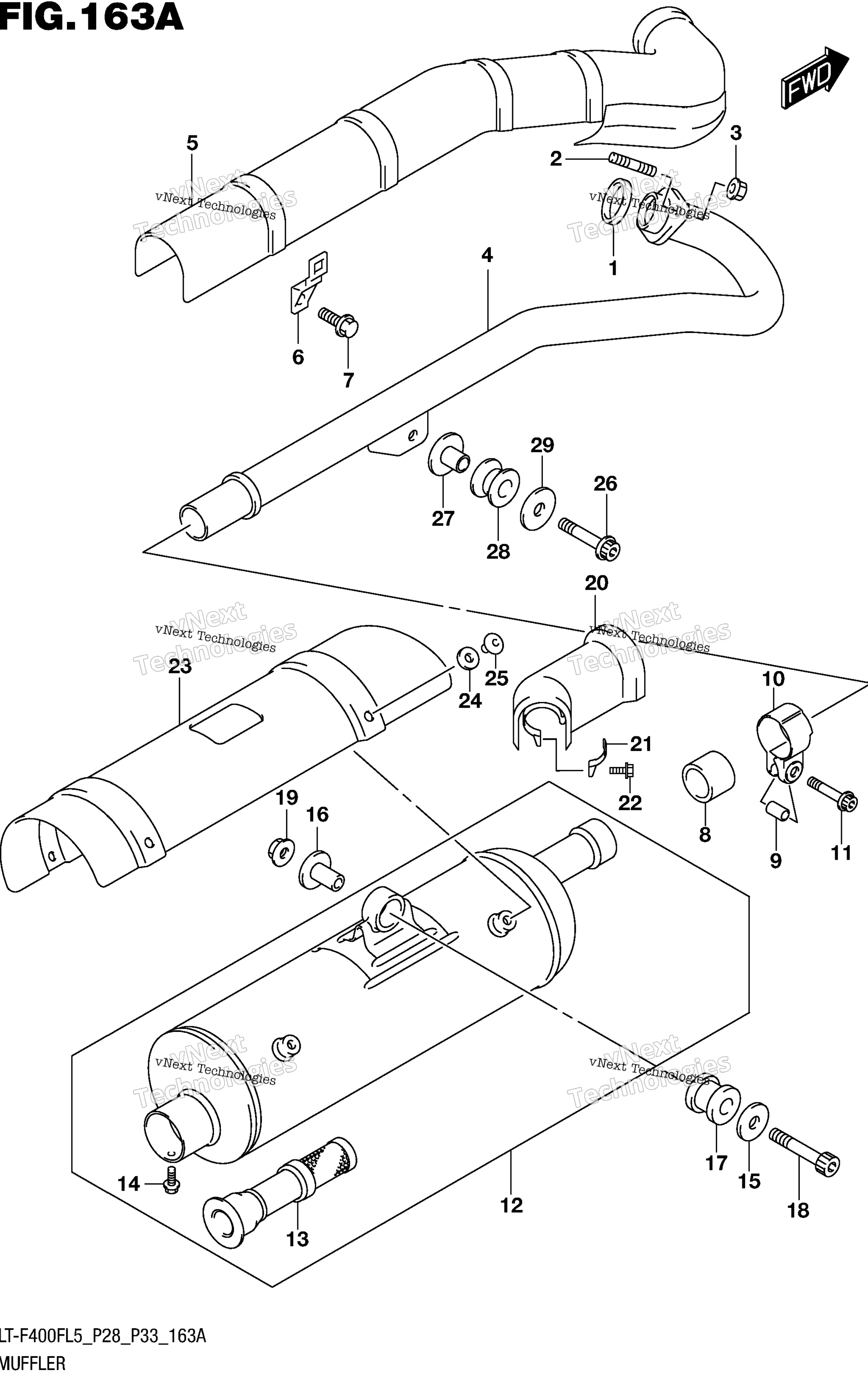 Глушитель (Lt-F400fl5 P28)