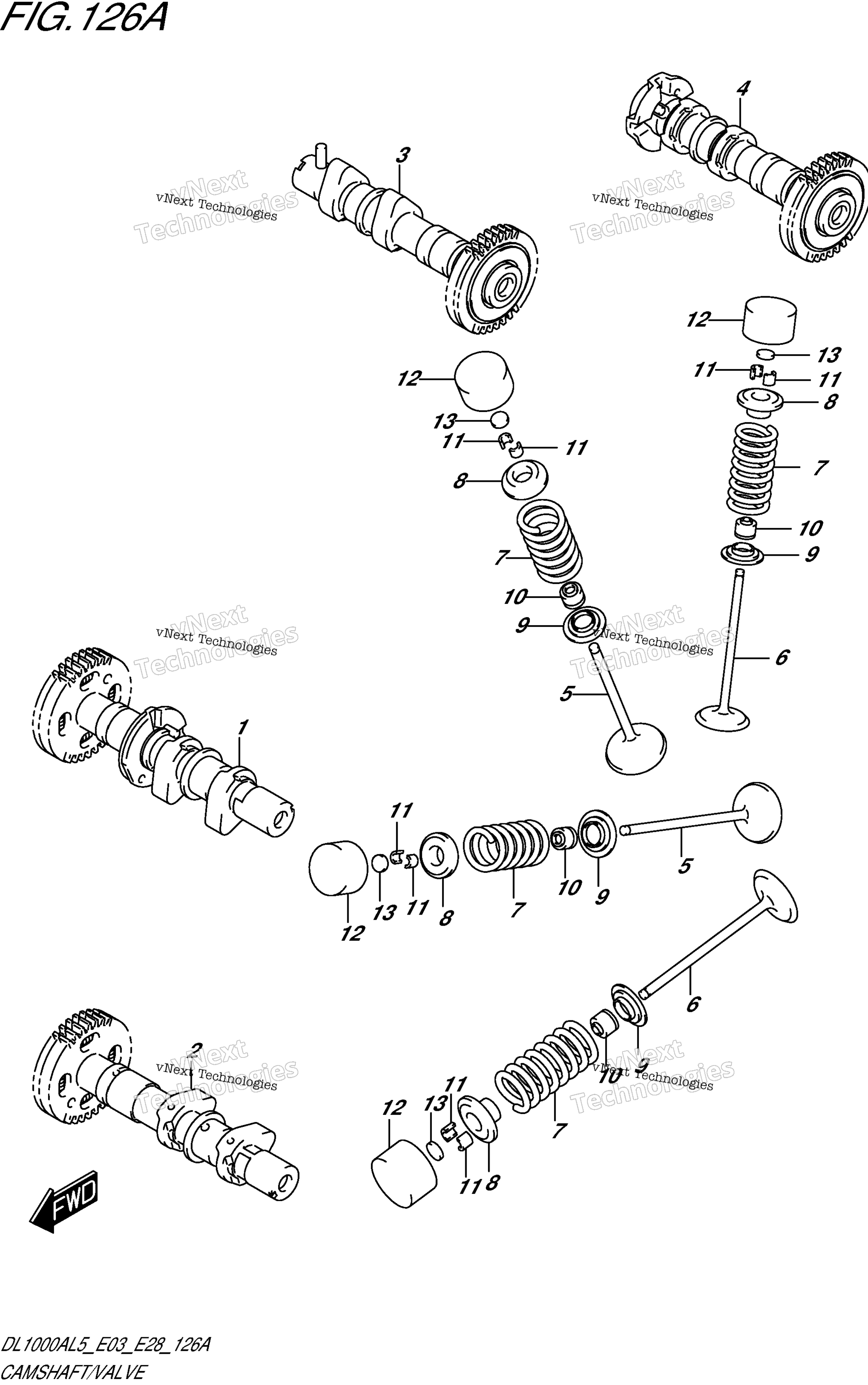 Camshaft / клапан