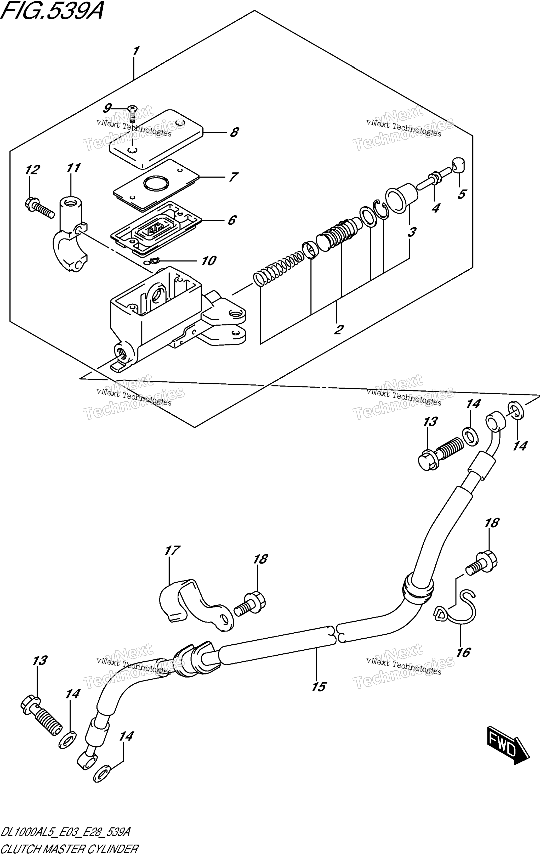 Сцепление MASTER CYLINDER