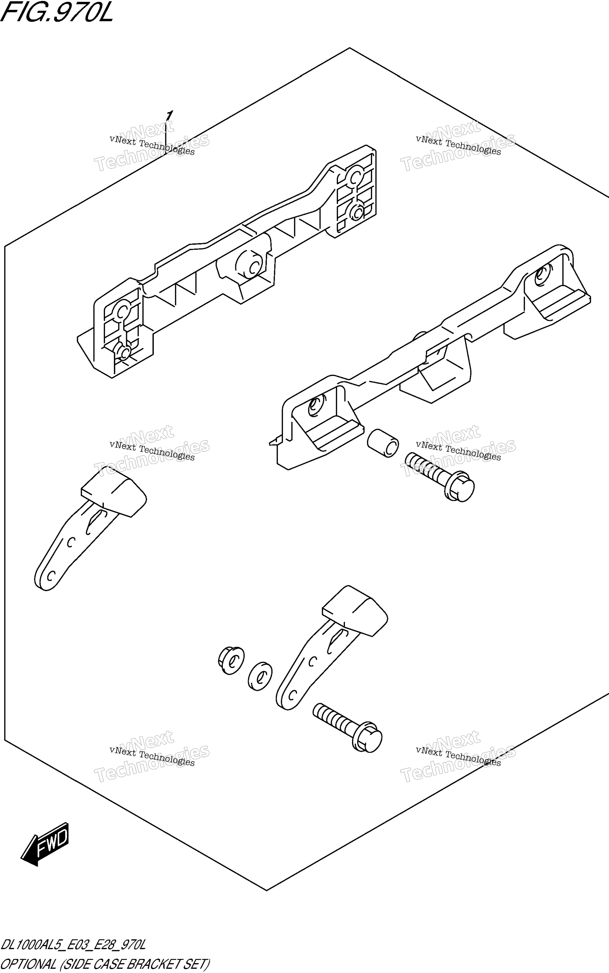Опциональное оборудование (Side Case Bracket Set)