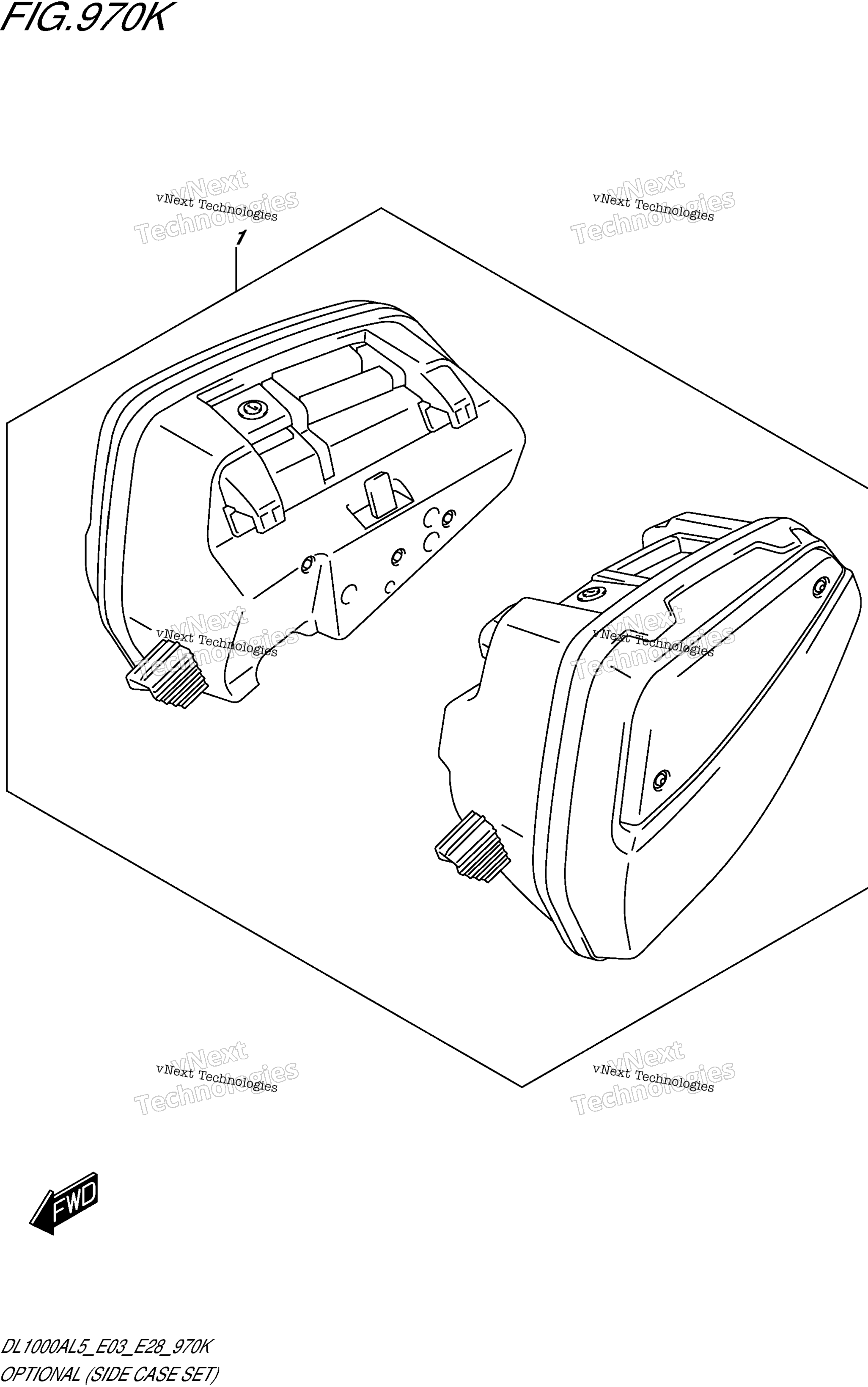 Опциональное оборудование (Side Case Set)
