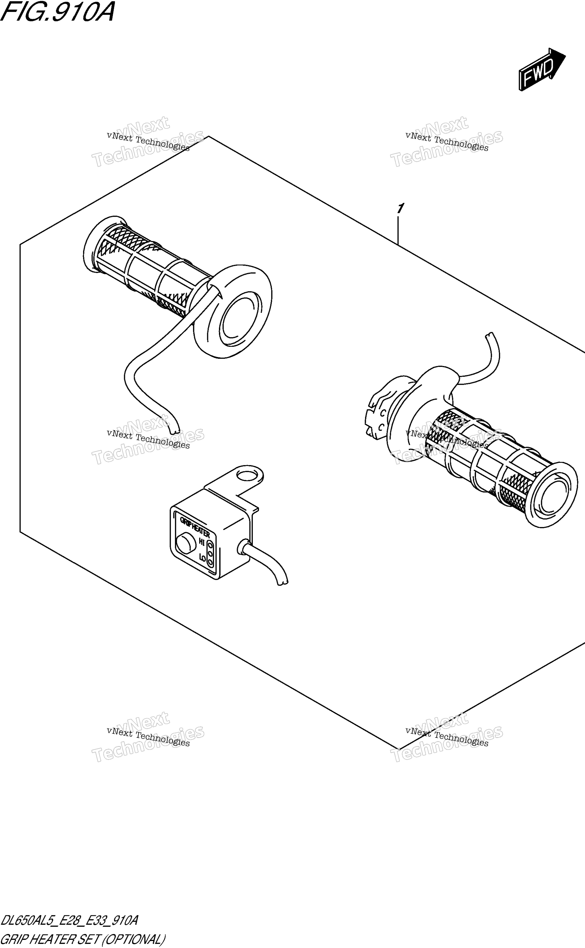 Grip Heater комплект (Optional)