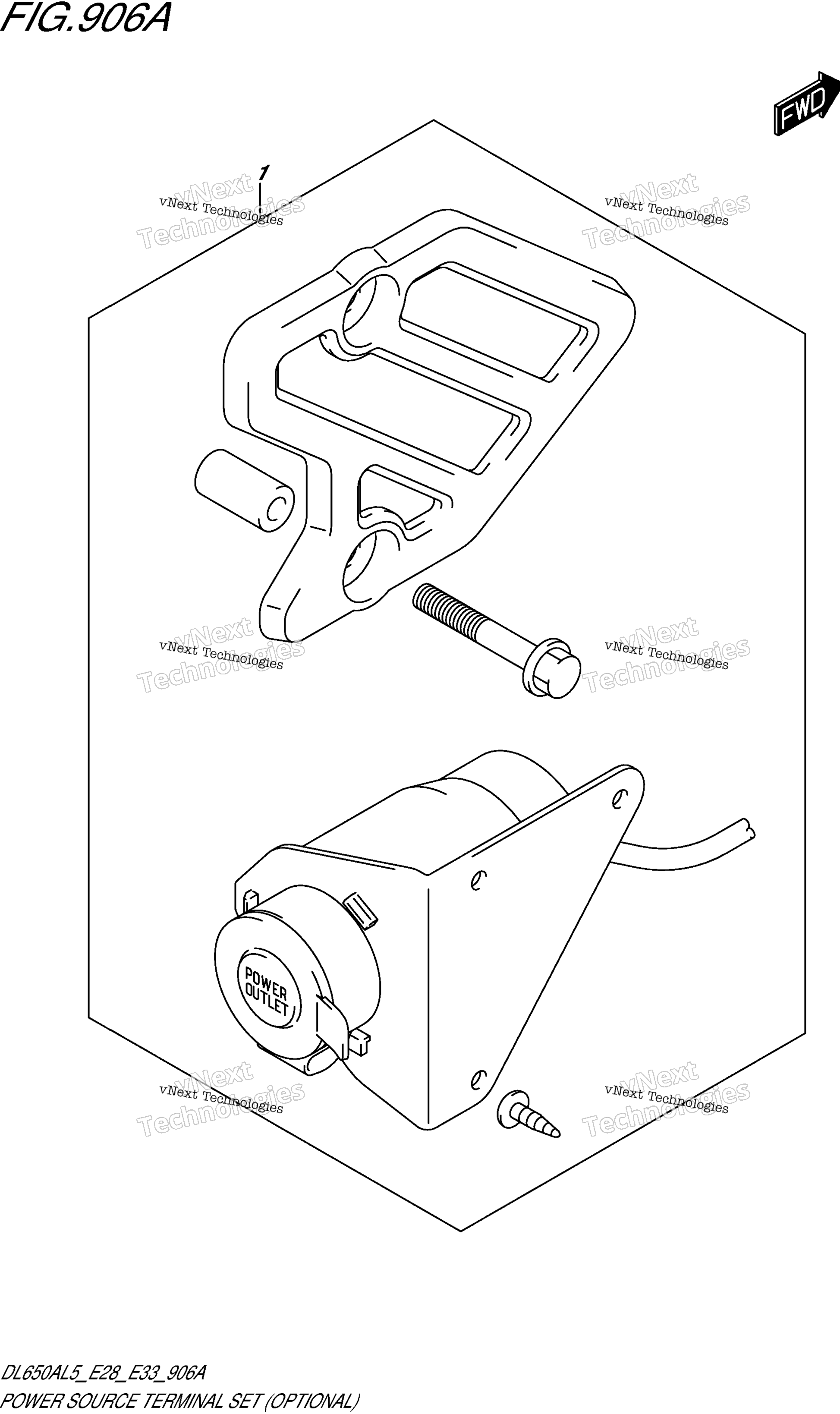 Power Source Terminal комплект (Optional)
