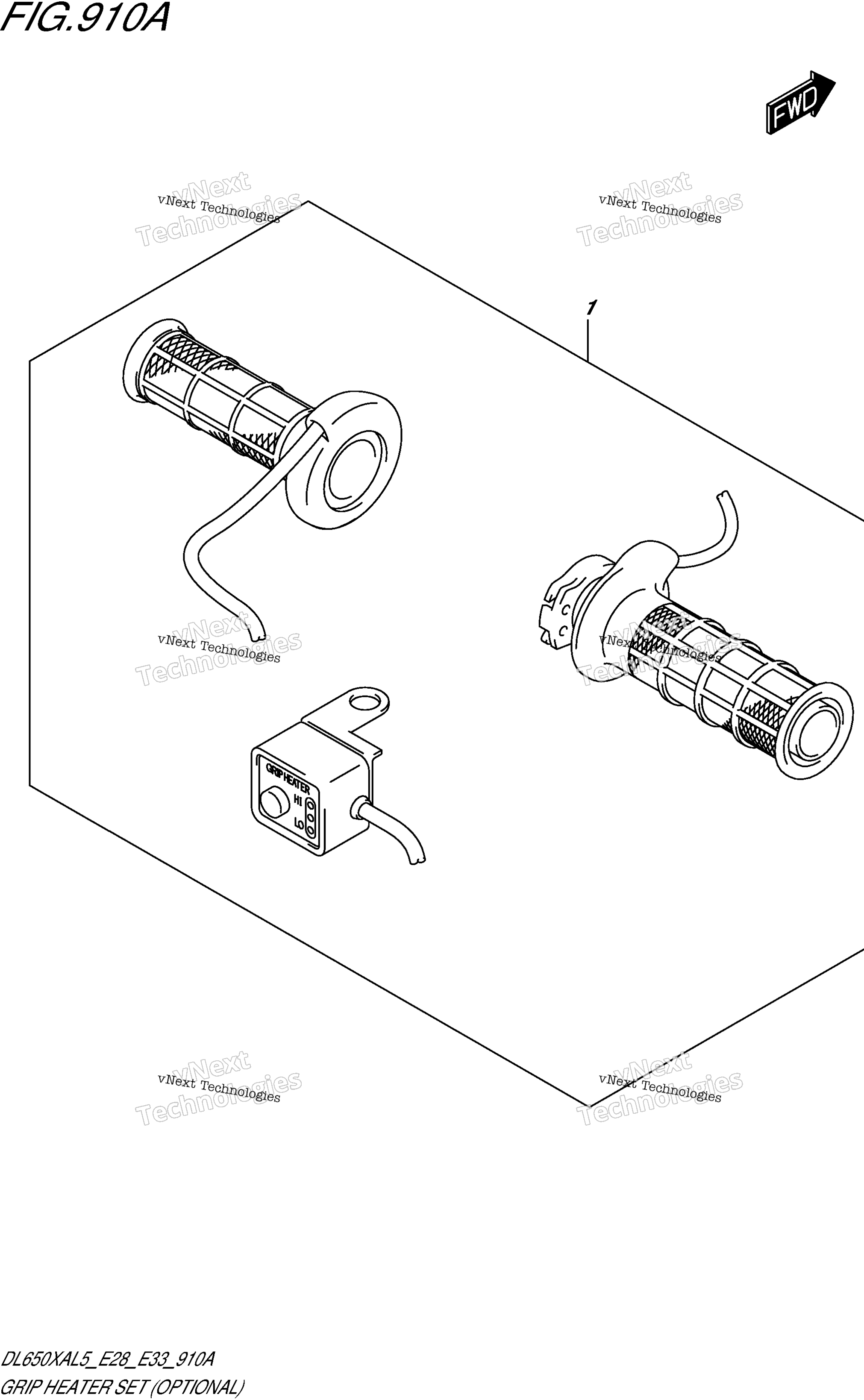 Grip Heater комплект (Optional)