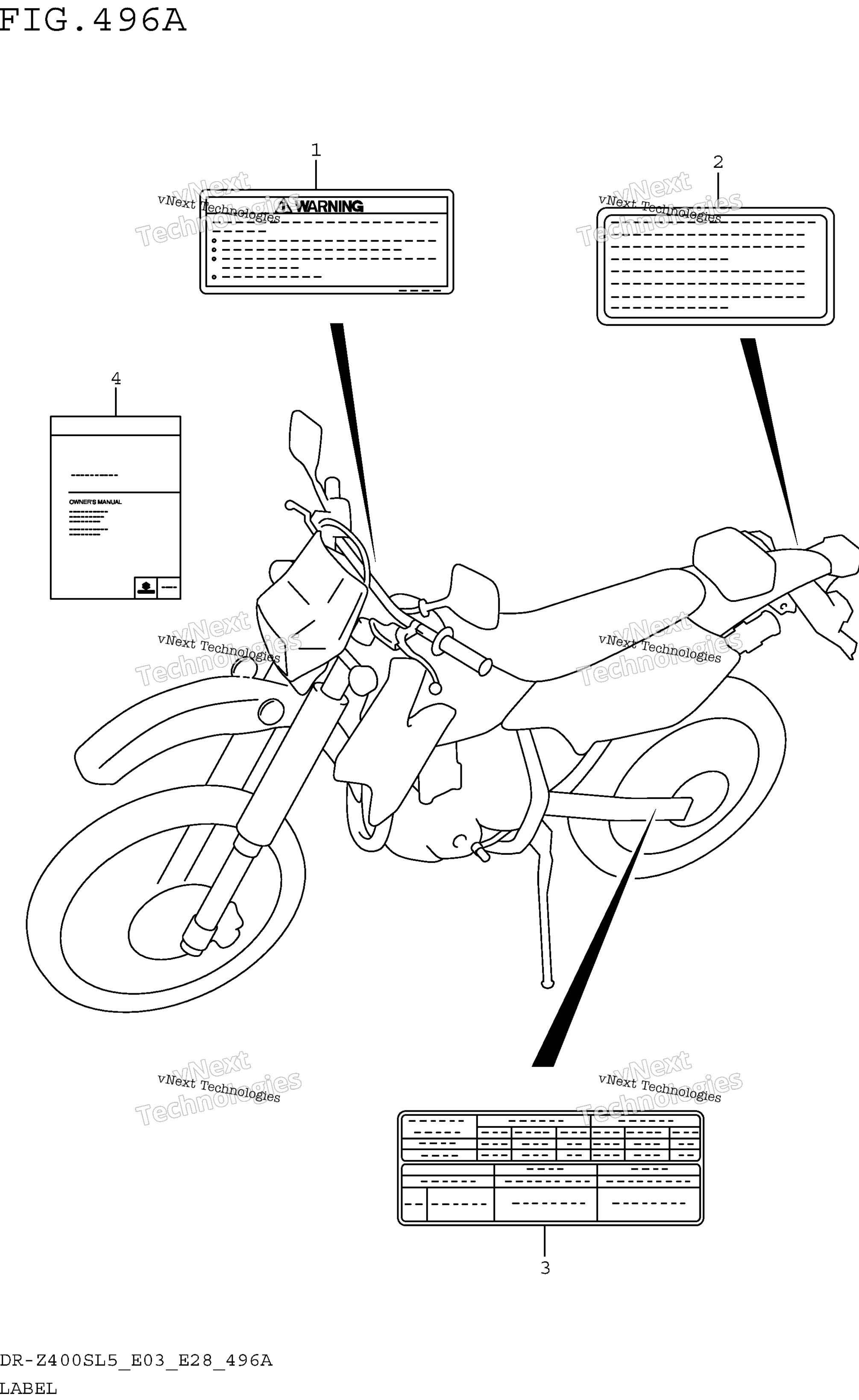 Шильдик (Dr-Z400sl5 E03)