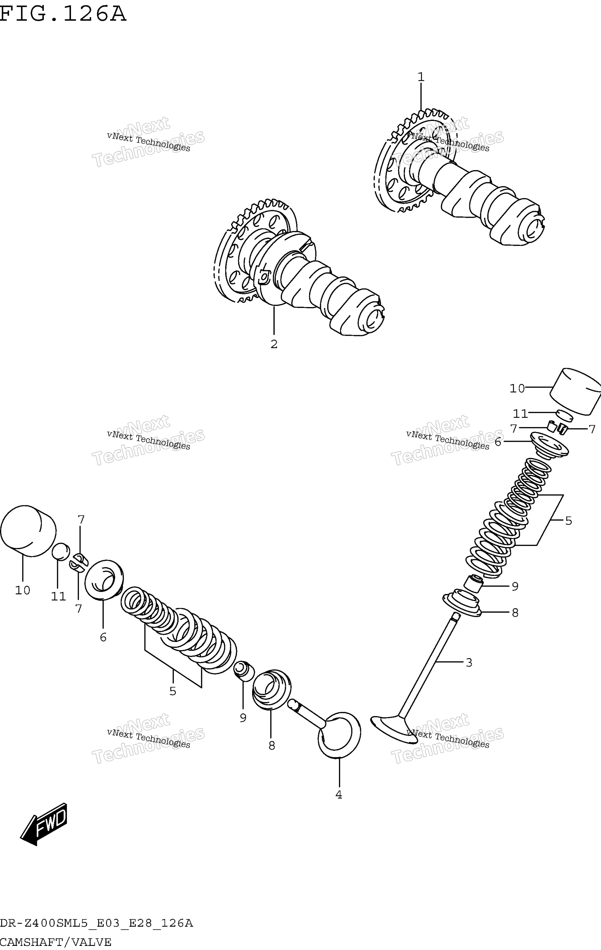 Camshaft / клапан
