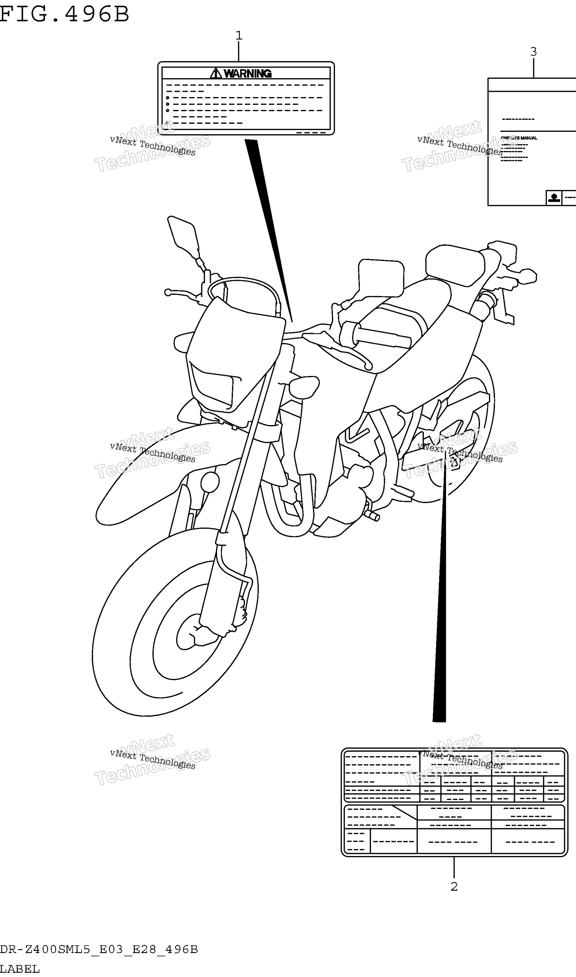 Шильдик (Dr-Z400sml5 E28)