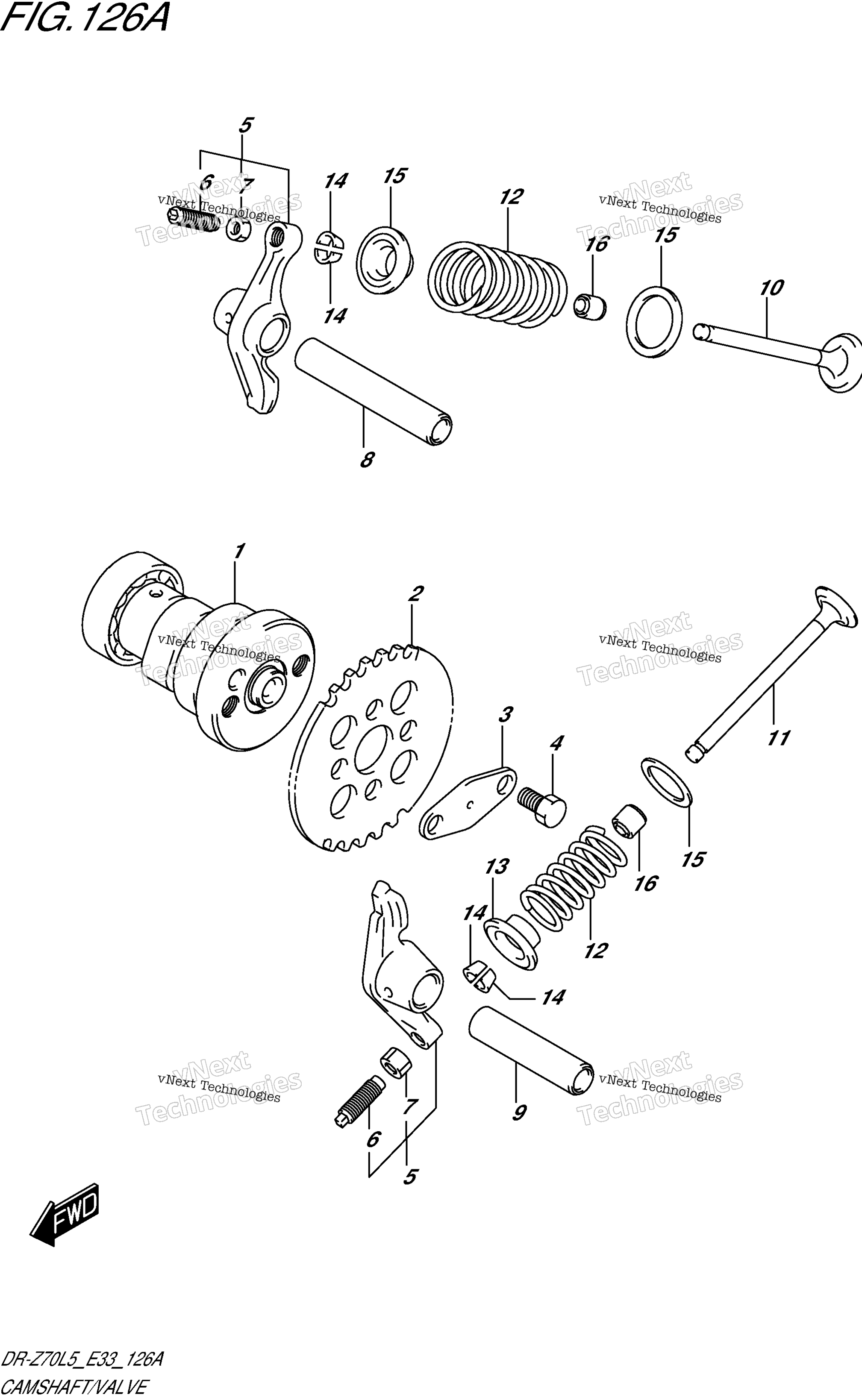 Camshaft / клапан