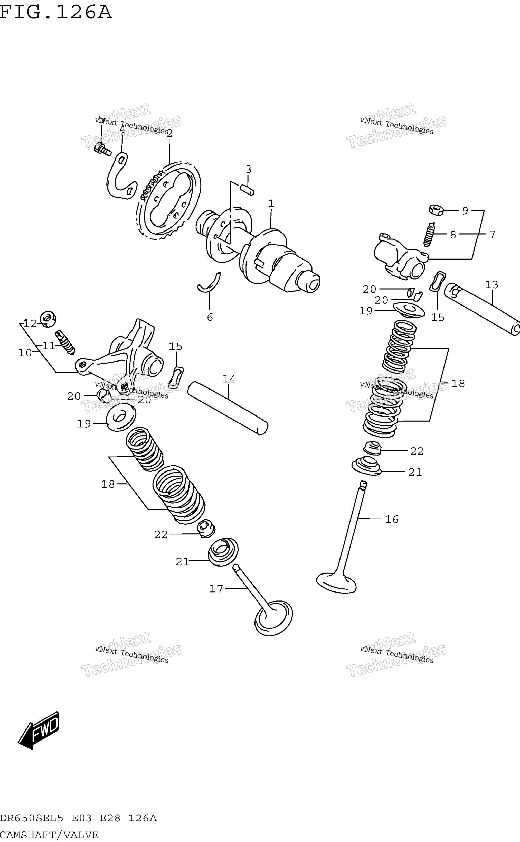 Camshaft / клапан