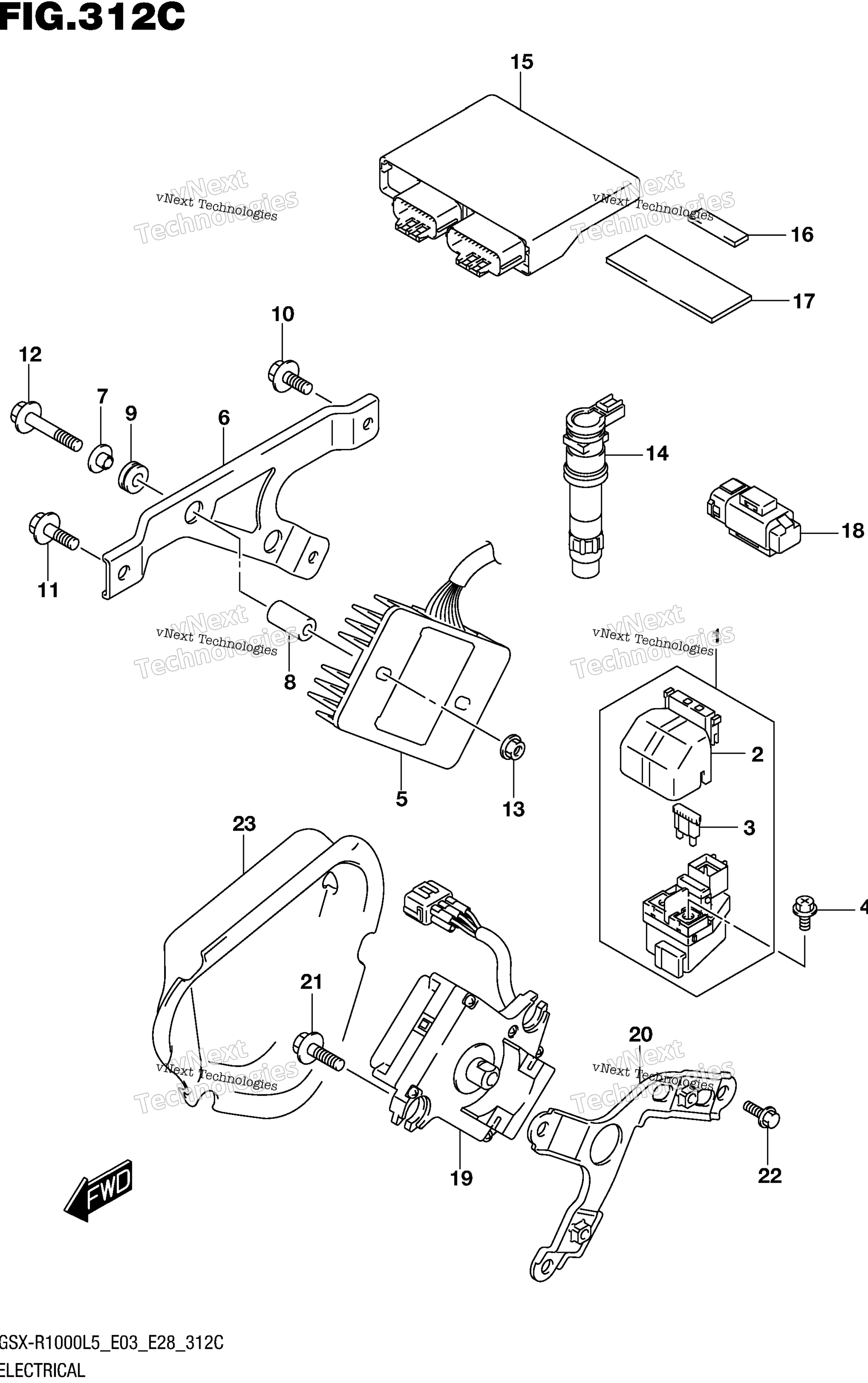 Электрооборудование (Gsx-R1000l5 E33)