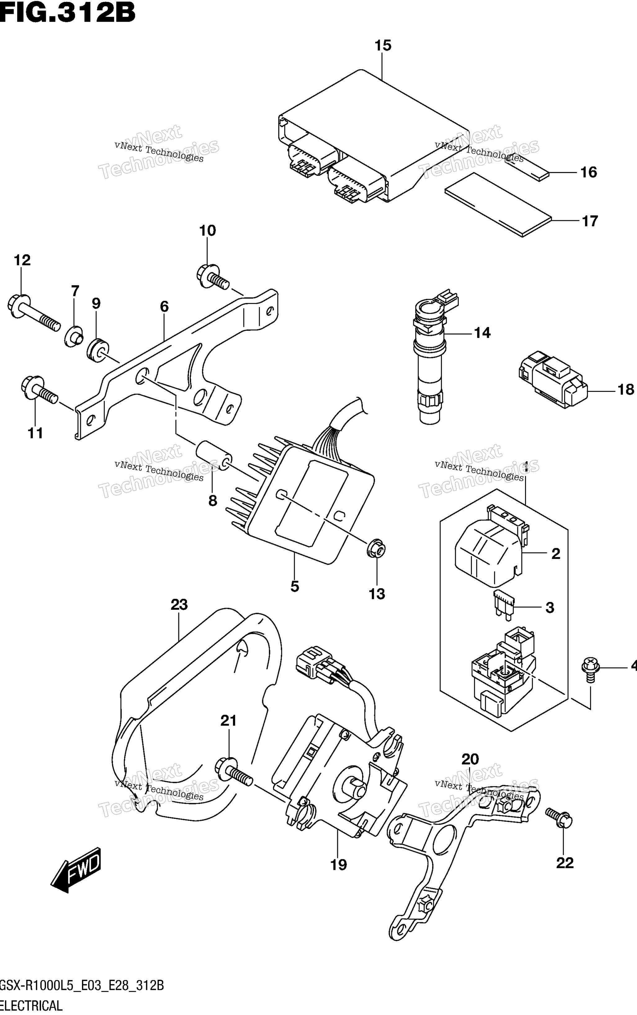 Электрооборудование (Gsx-R1000l5 E28)