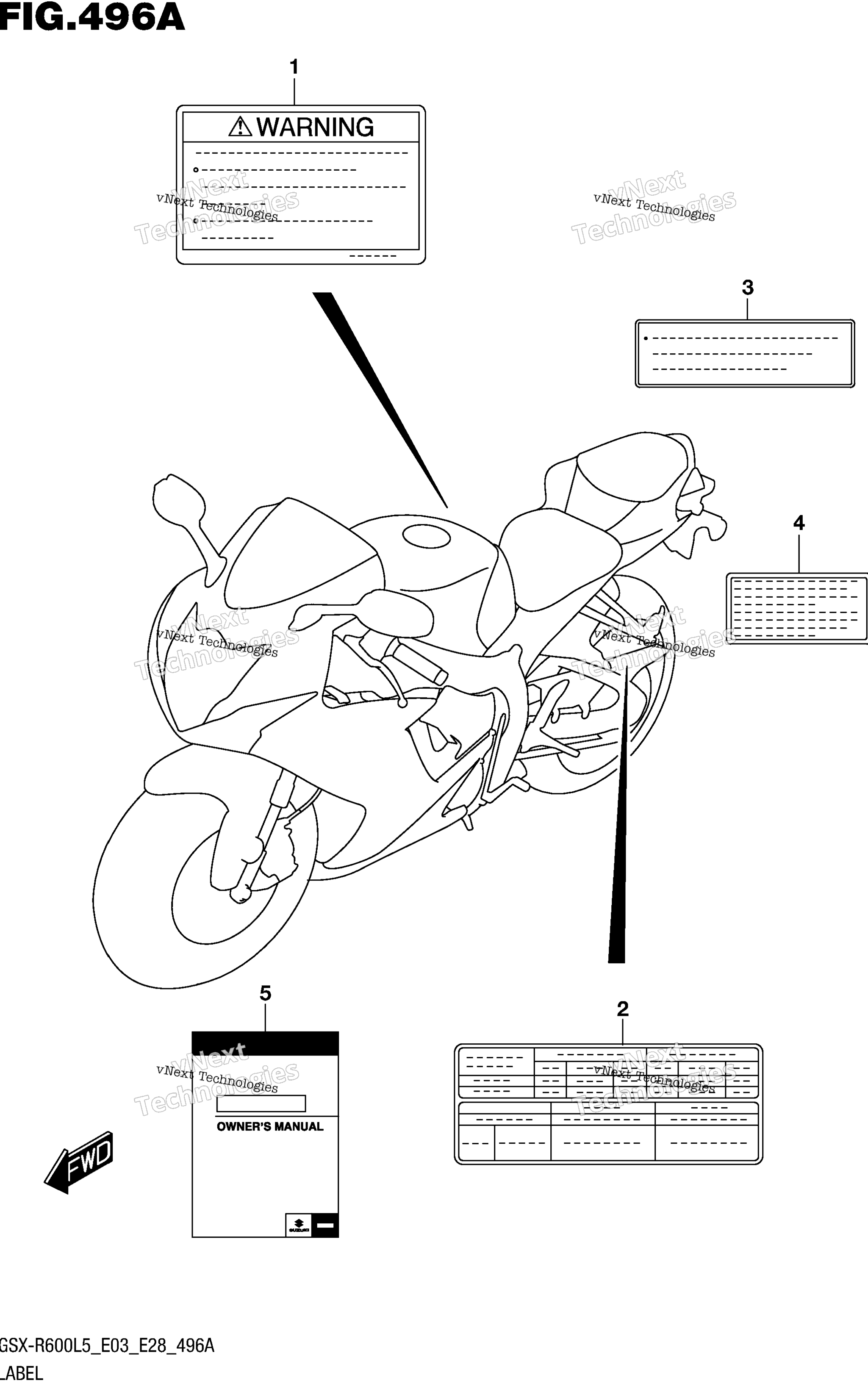 Шильдик (Gsx-R600l5 E03)