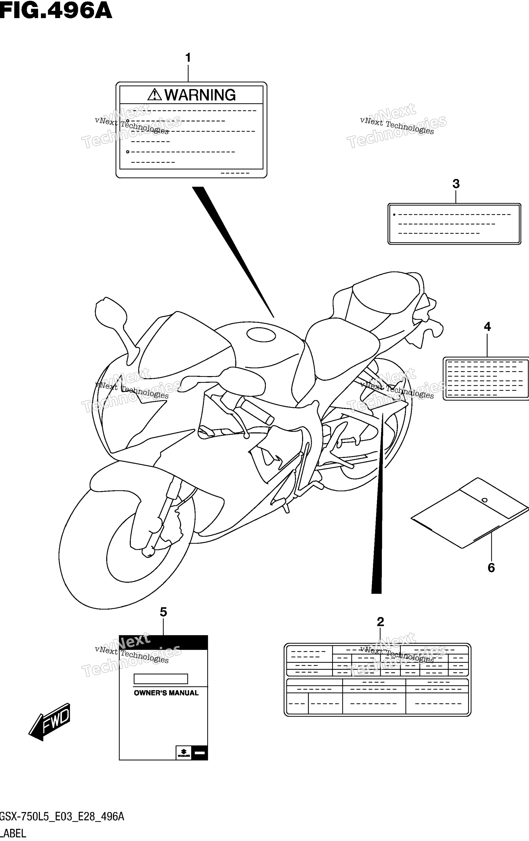 Шильдик (Gsx-R750l5 E03)