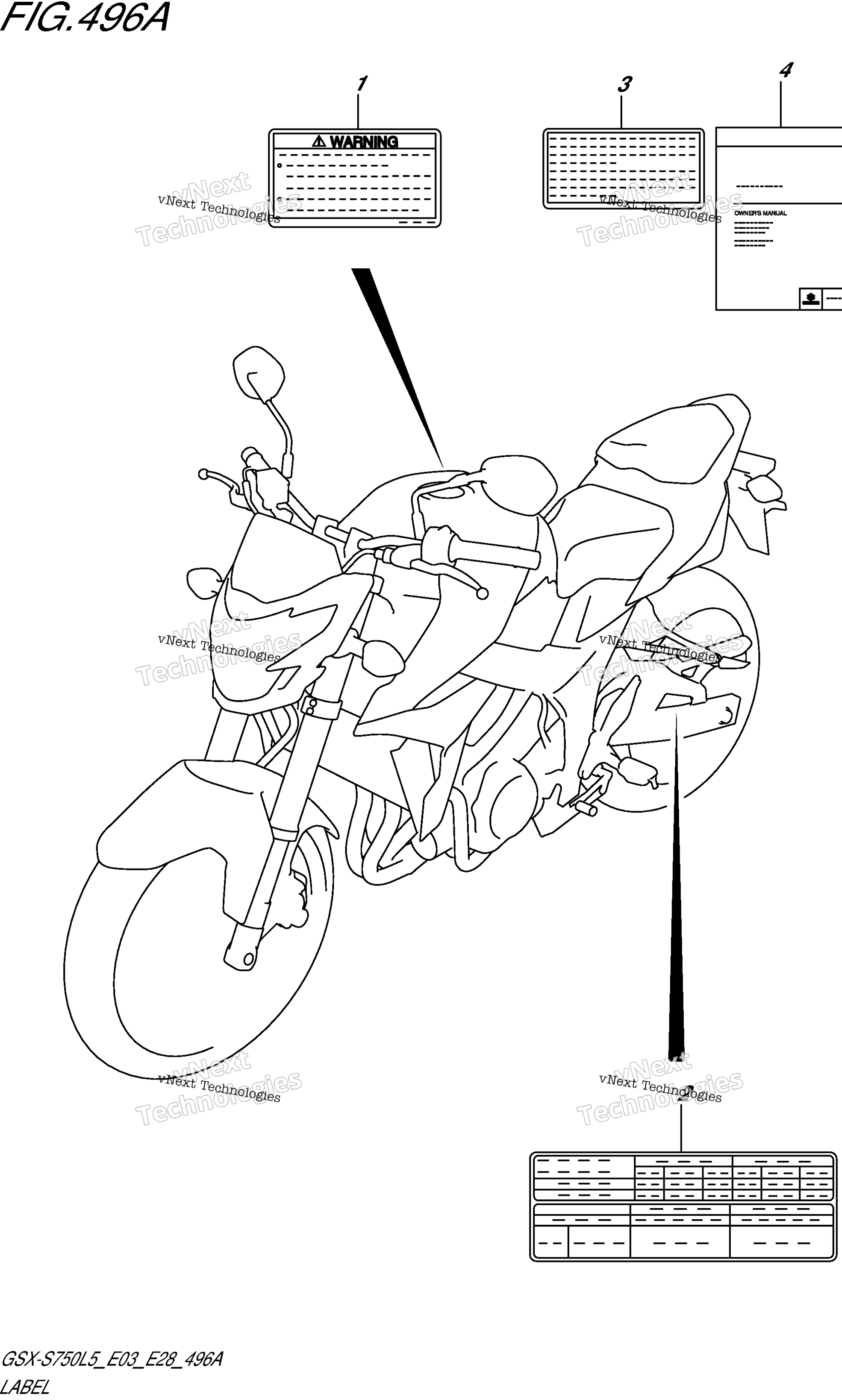 Шильдик (Gsx-S750l5 E03)