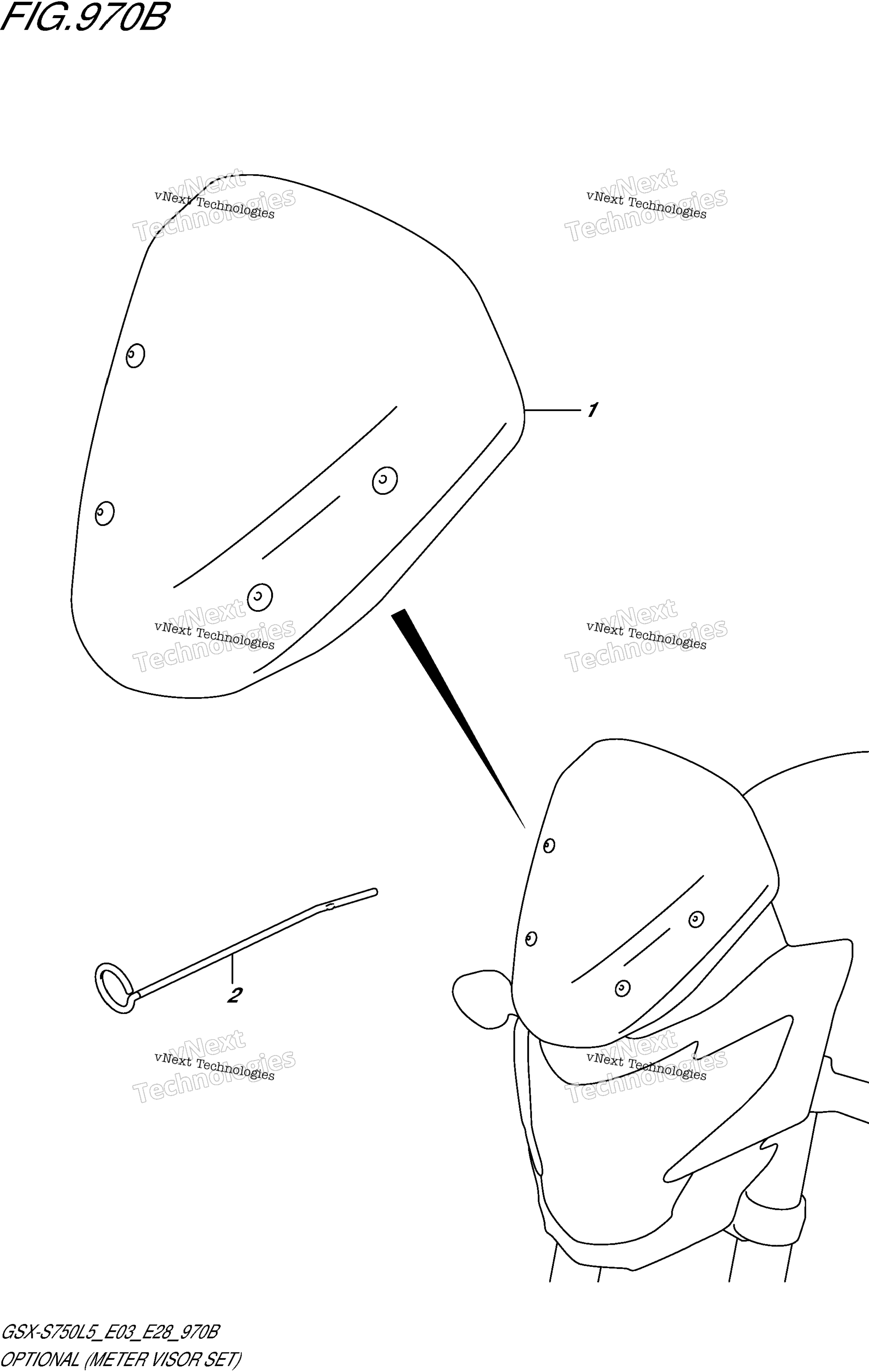 Опциональное оборудование (Meter Visor Set)