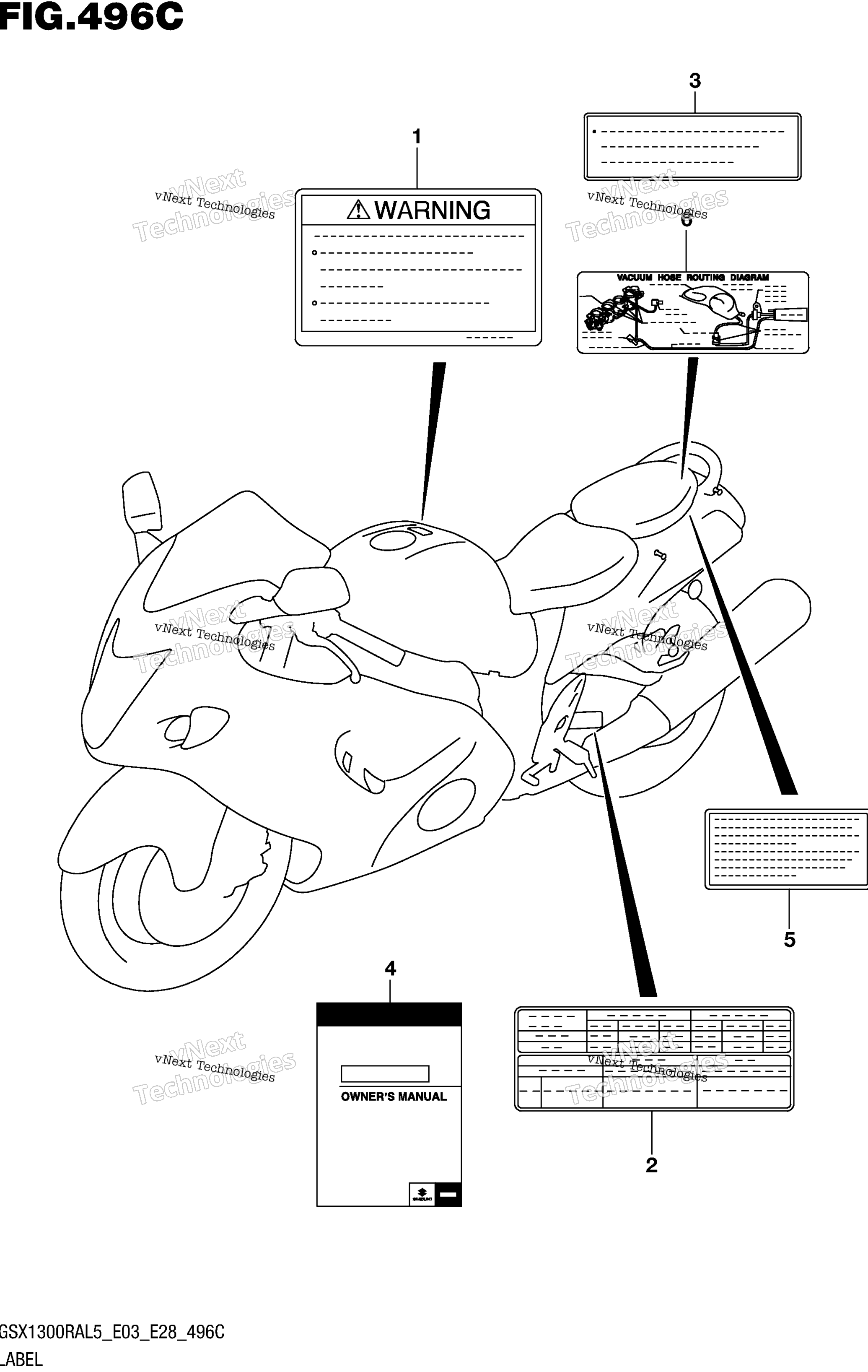 Шильдик (Gsx1300ral5 E33)