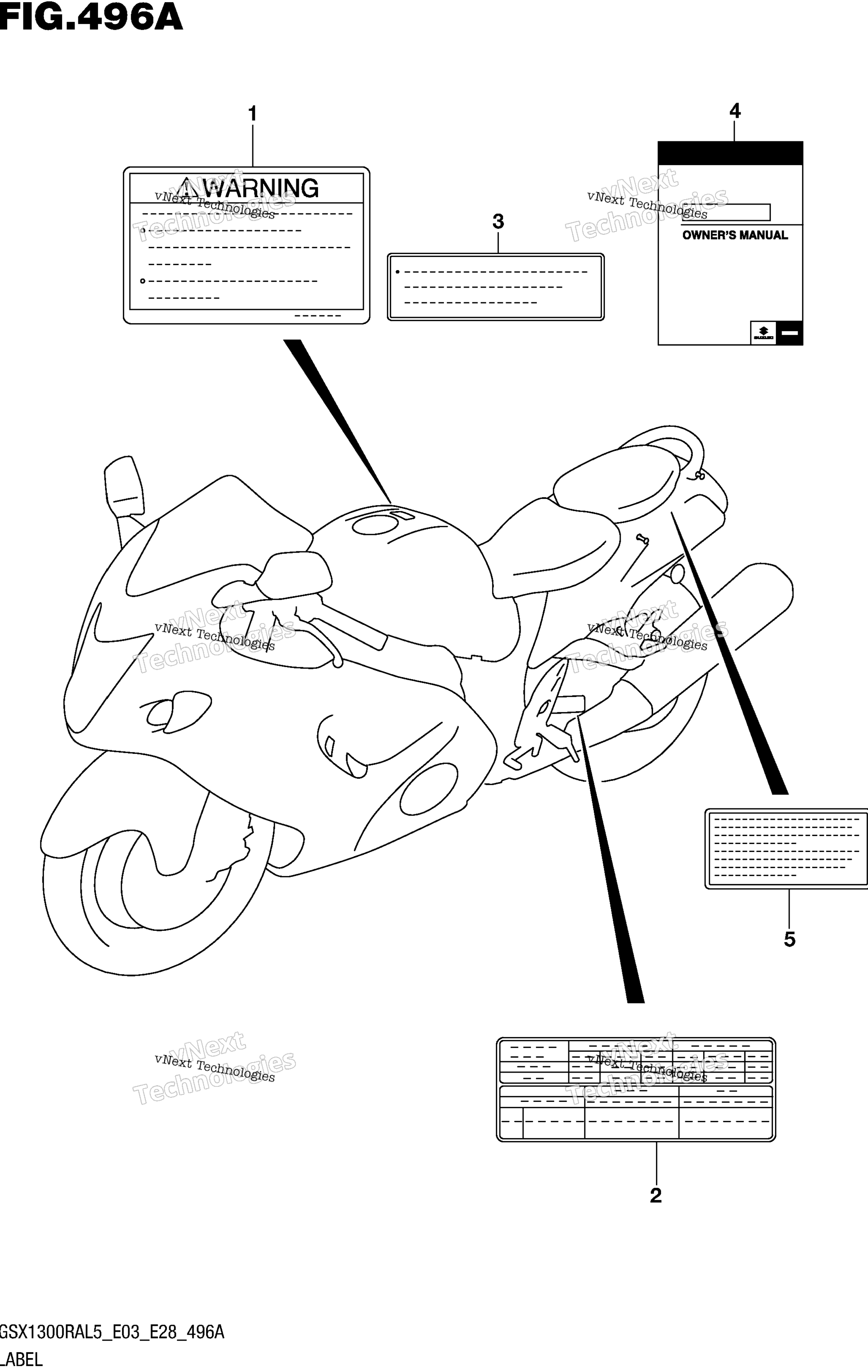 Шильдик (Gsx1300ral5 E03)