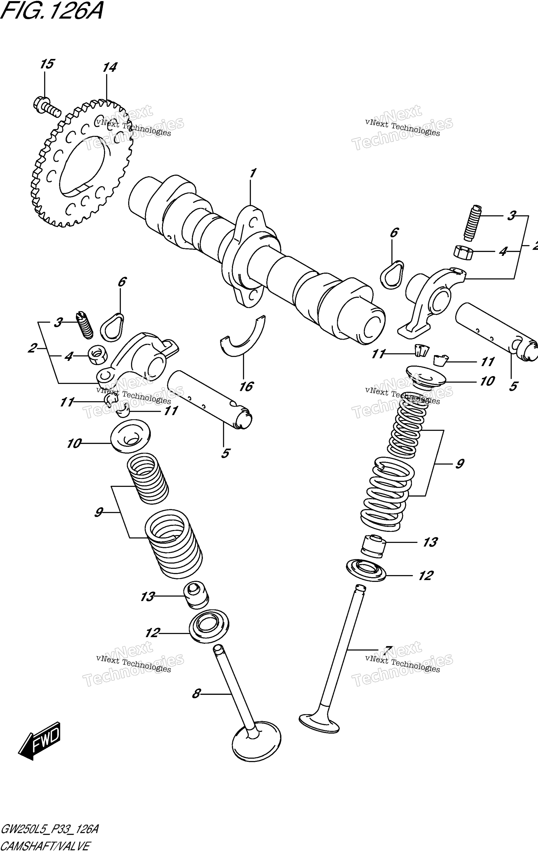 Camshaft / клапан