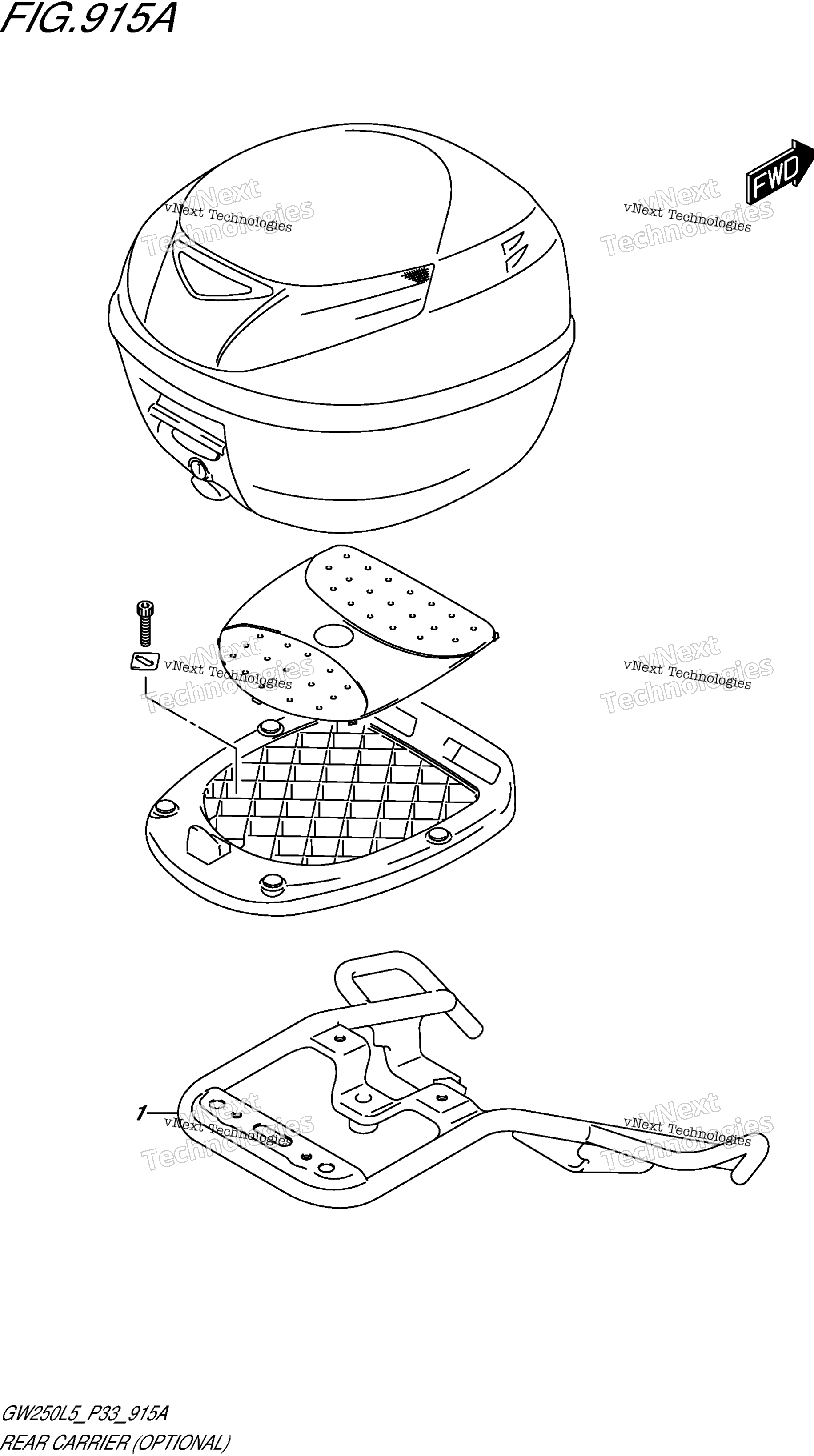 задний Carrier (Optional)