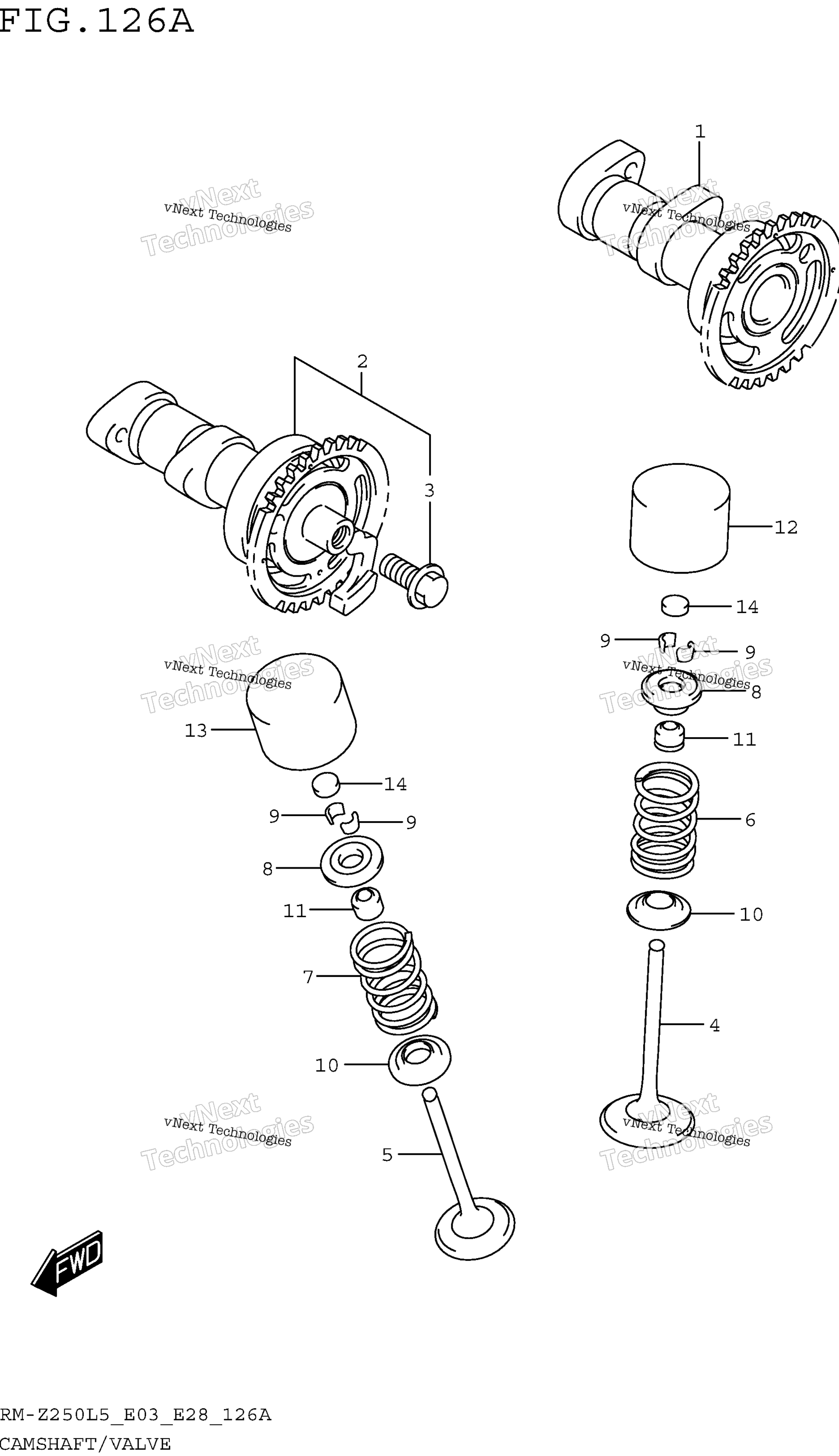 Camshaft / клапан