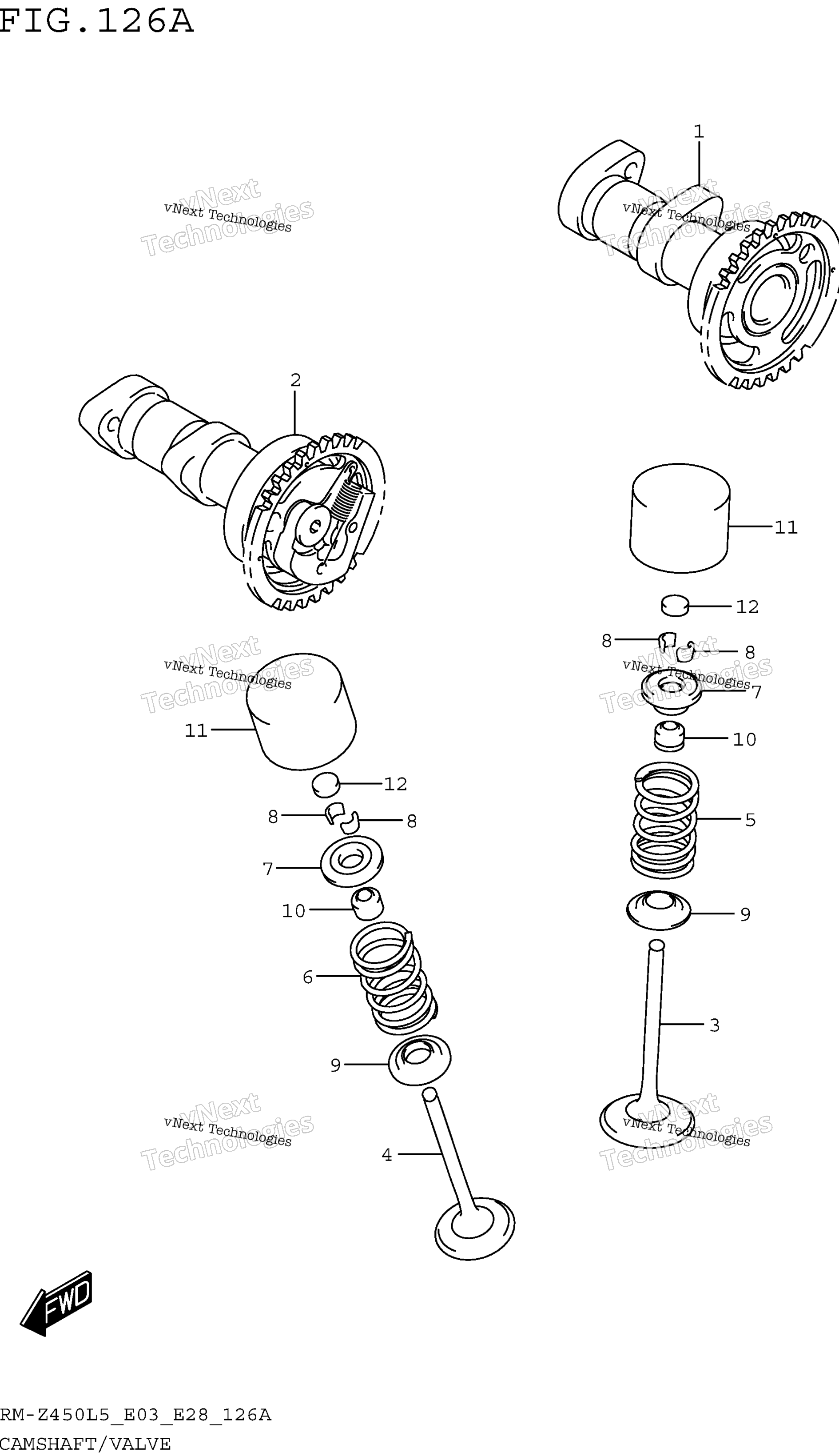 Camshaft / клапан