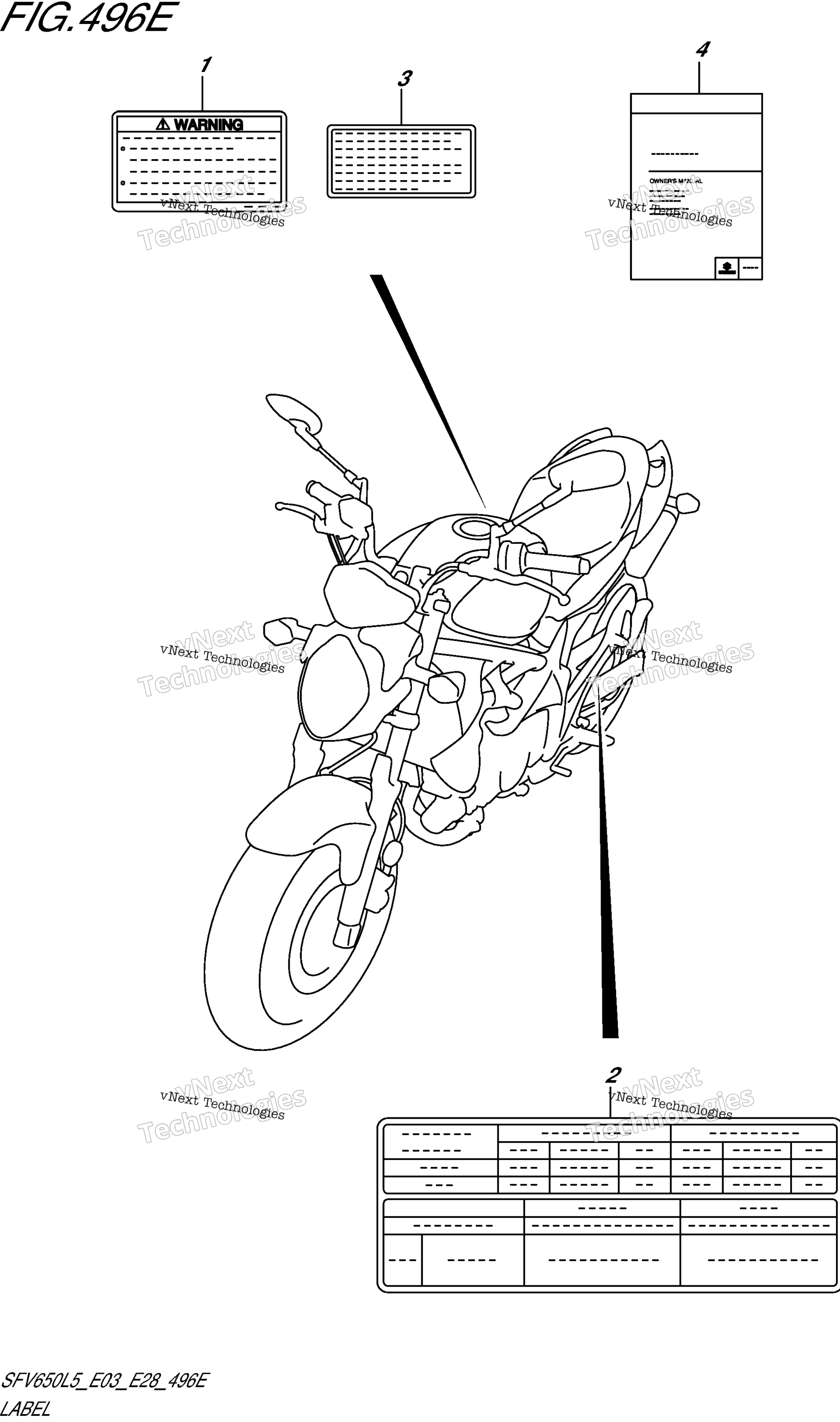 Шильдик (Sfv650al5 E33)
