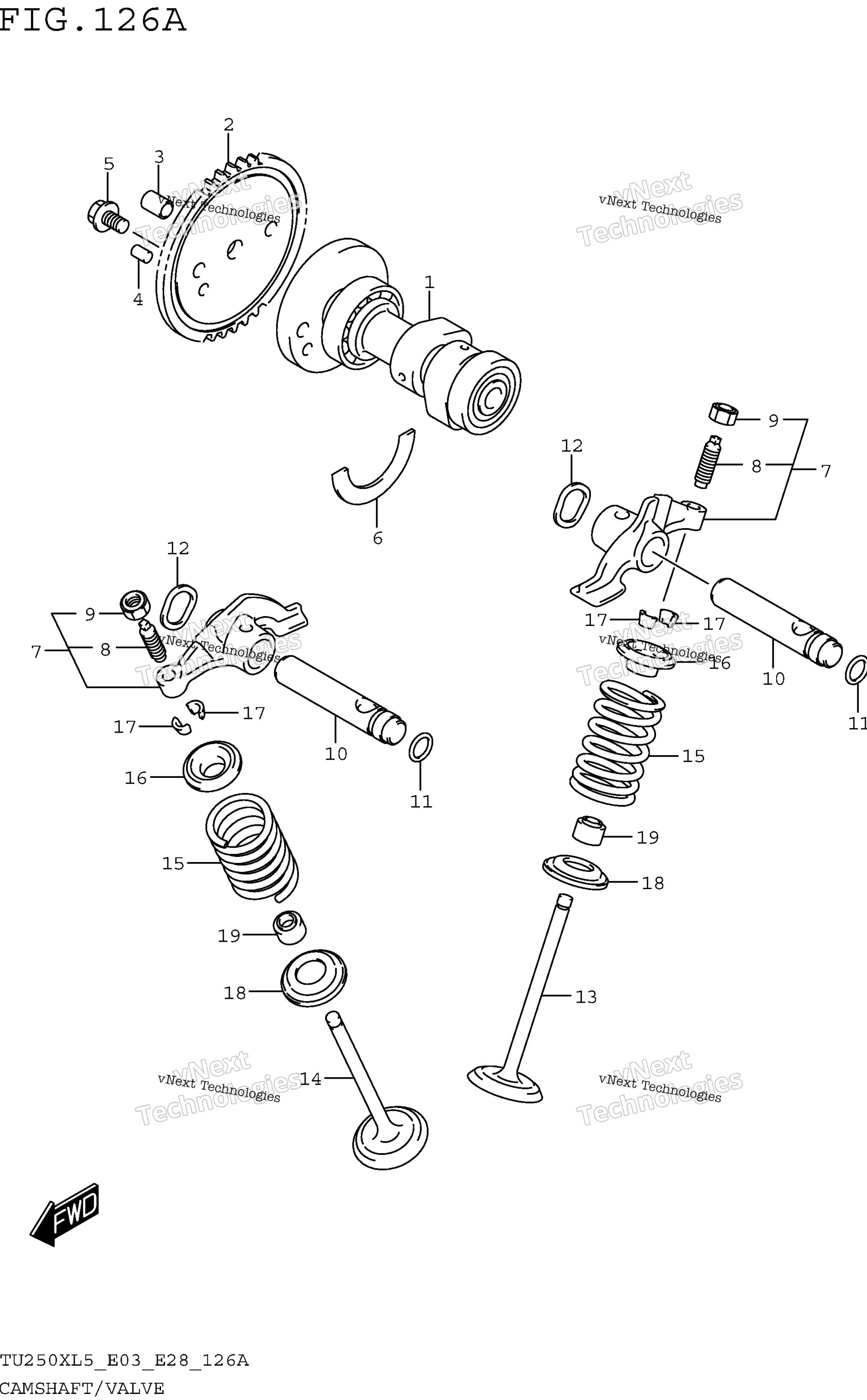 Camshaft / клапан