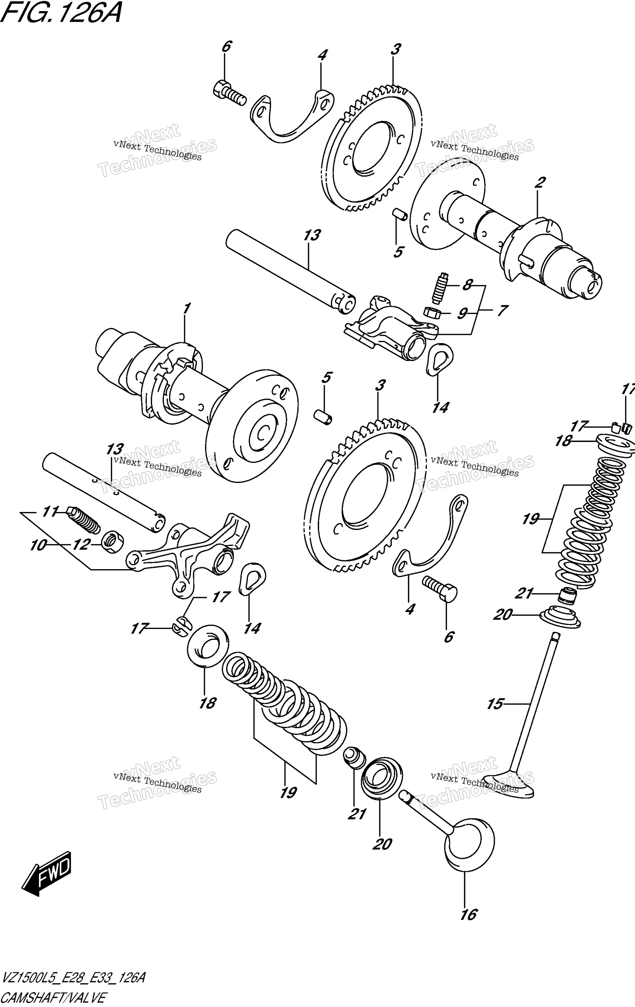 Camshaft / клапан