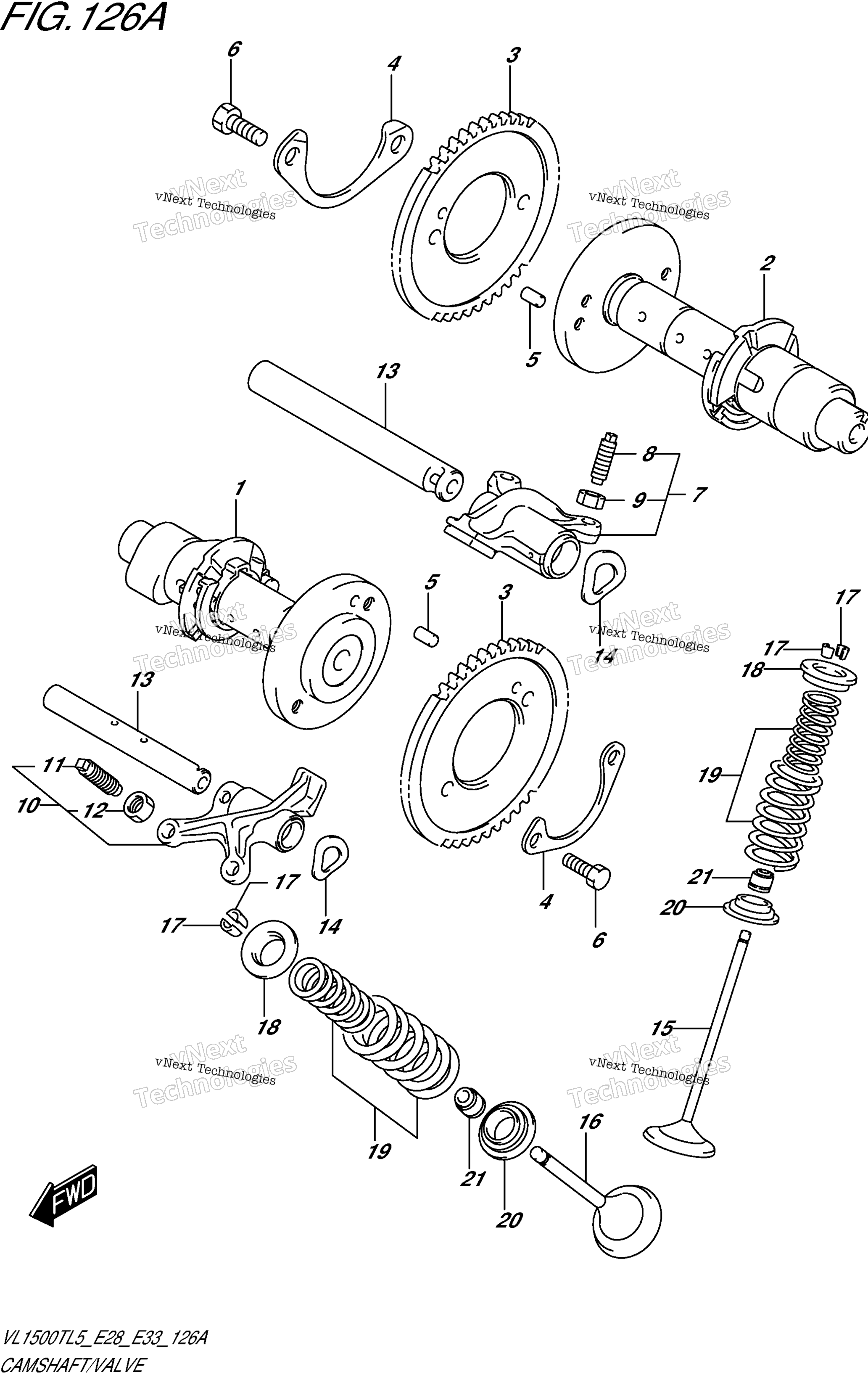Camshaft / клапан