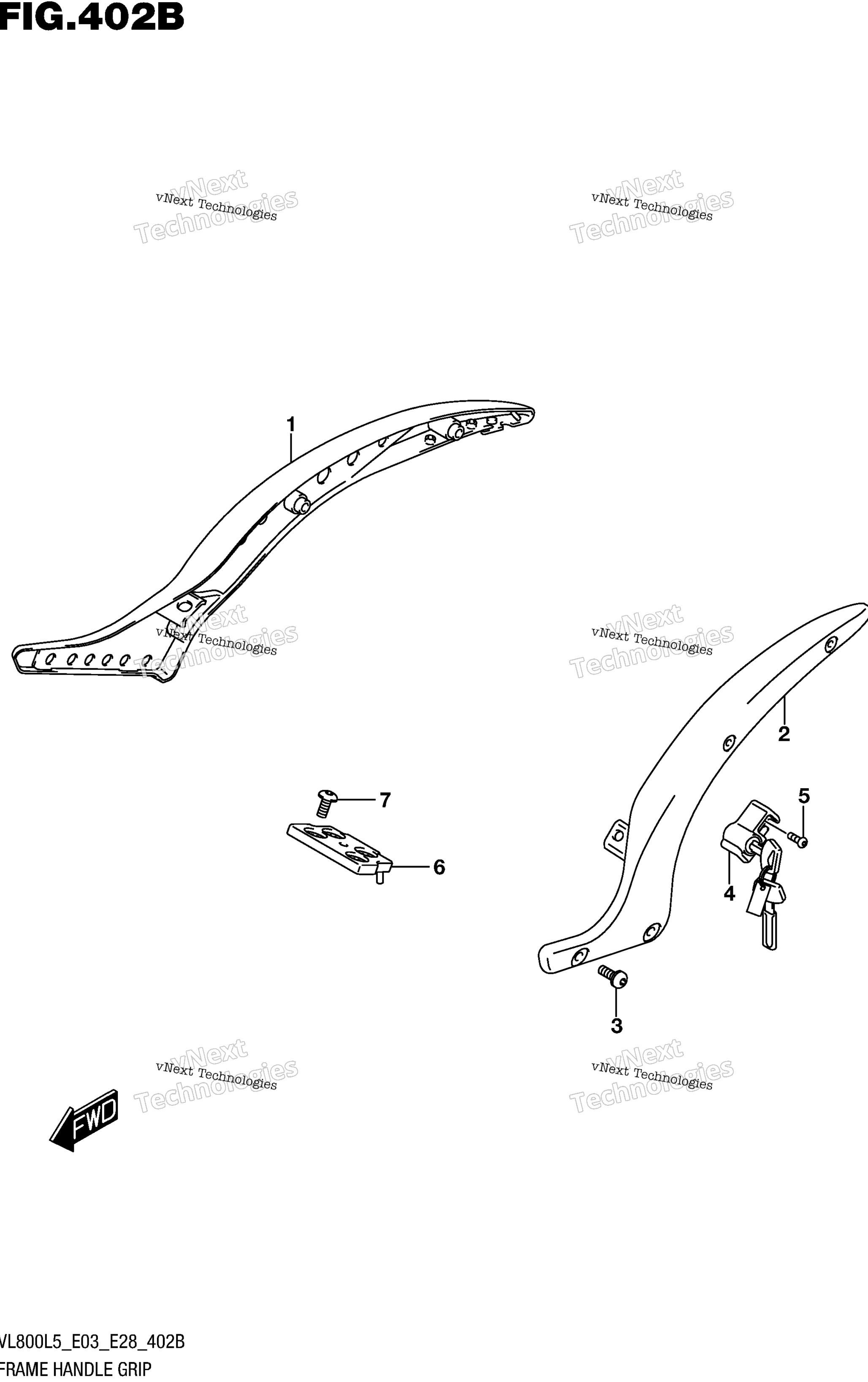 Рама Handle Grip (Vl800l5 E33)