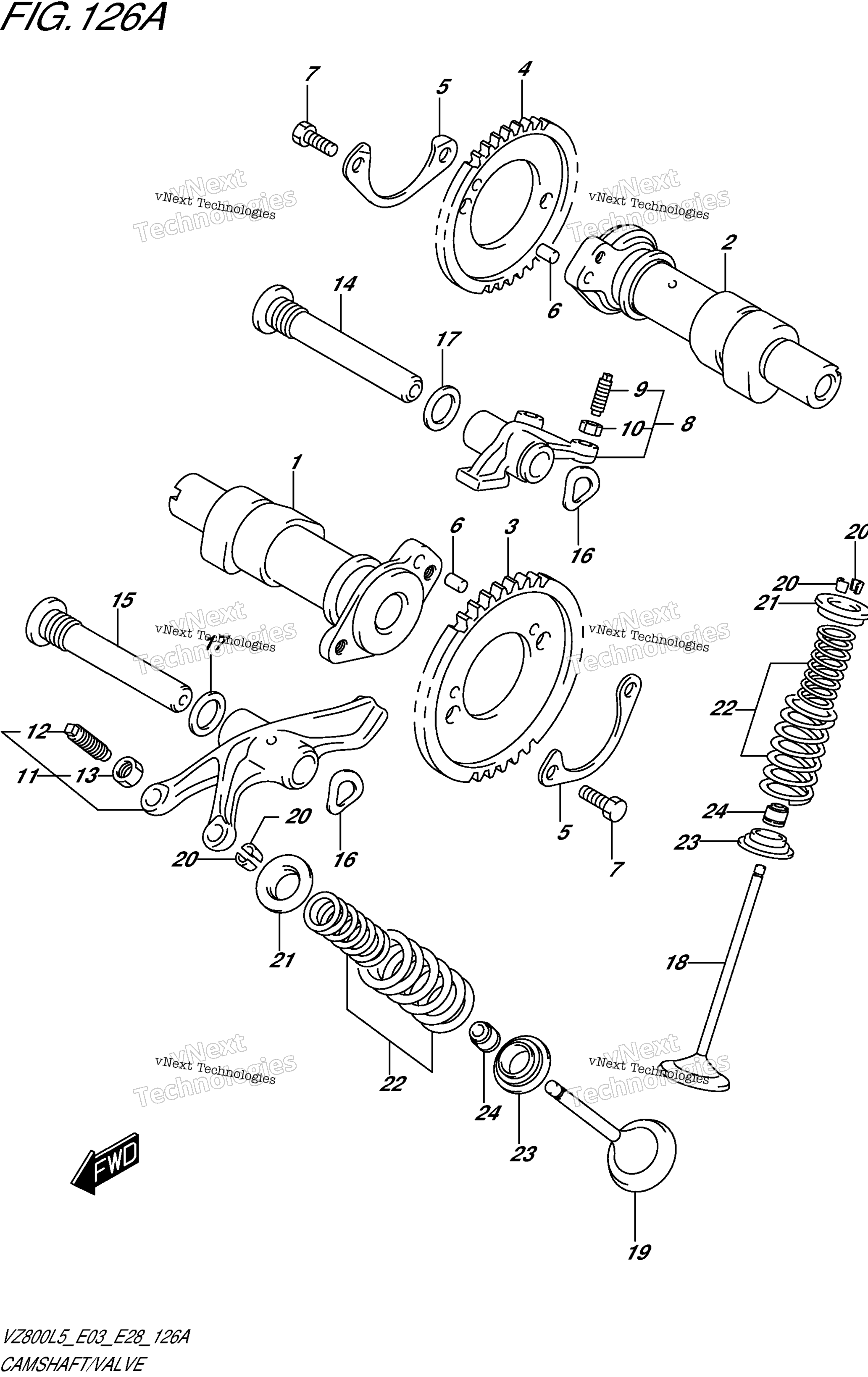 Camshaft / клапан
