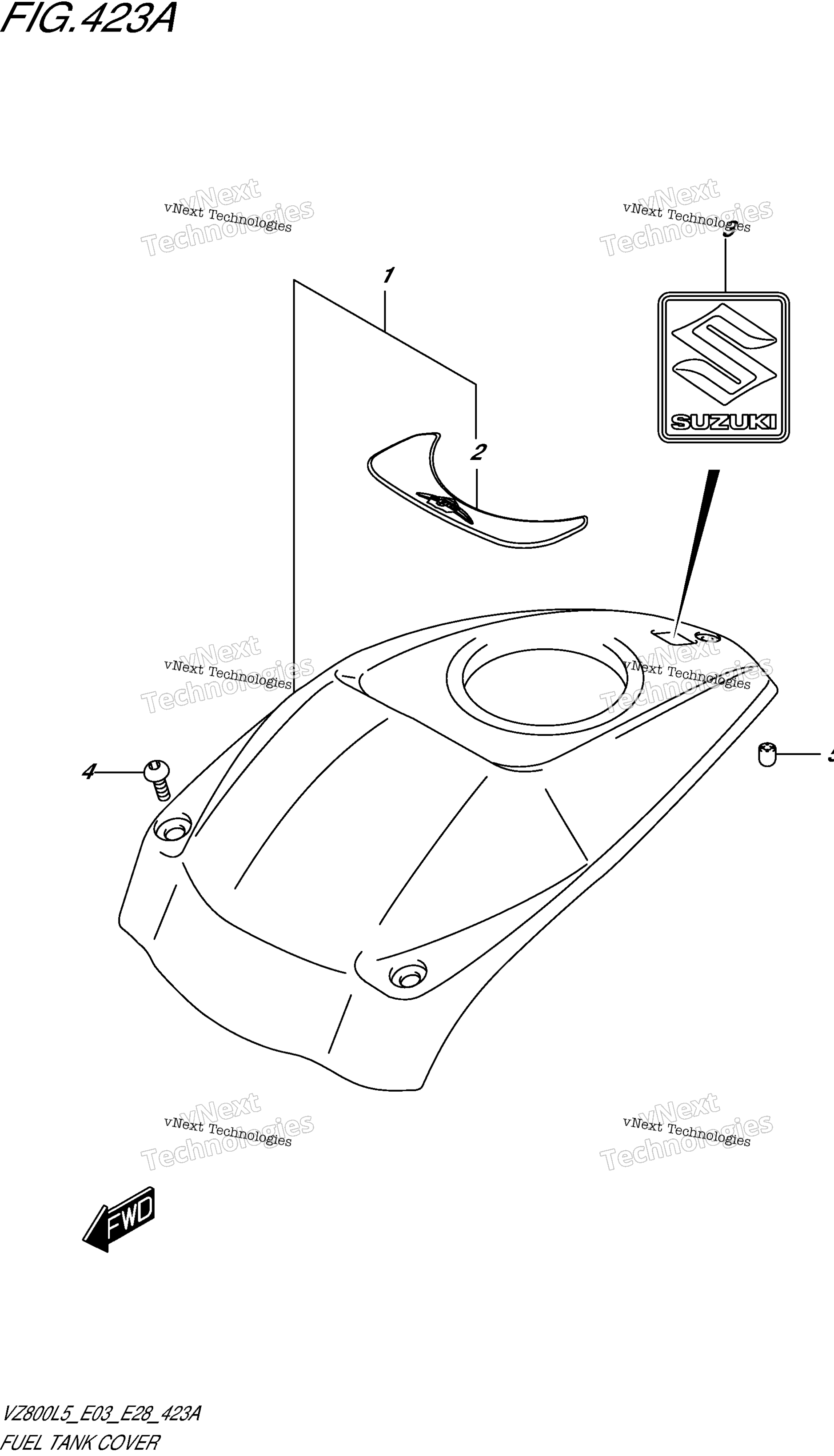 Топливная система Tank Cover