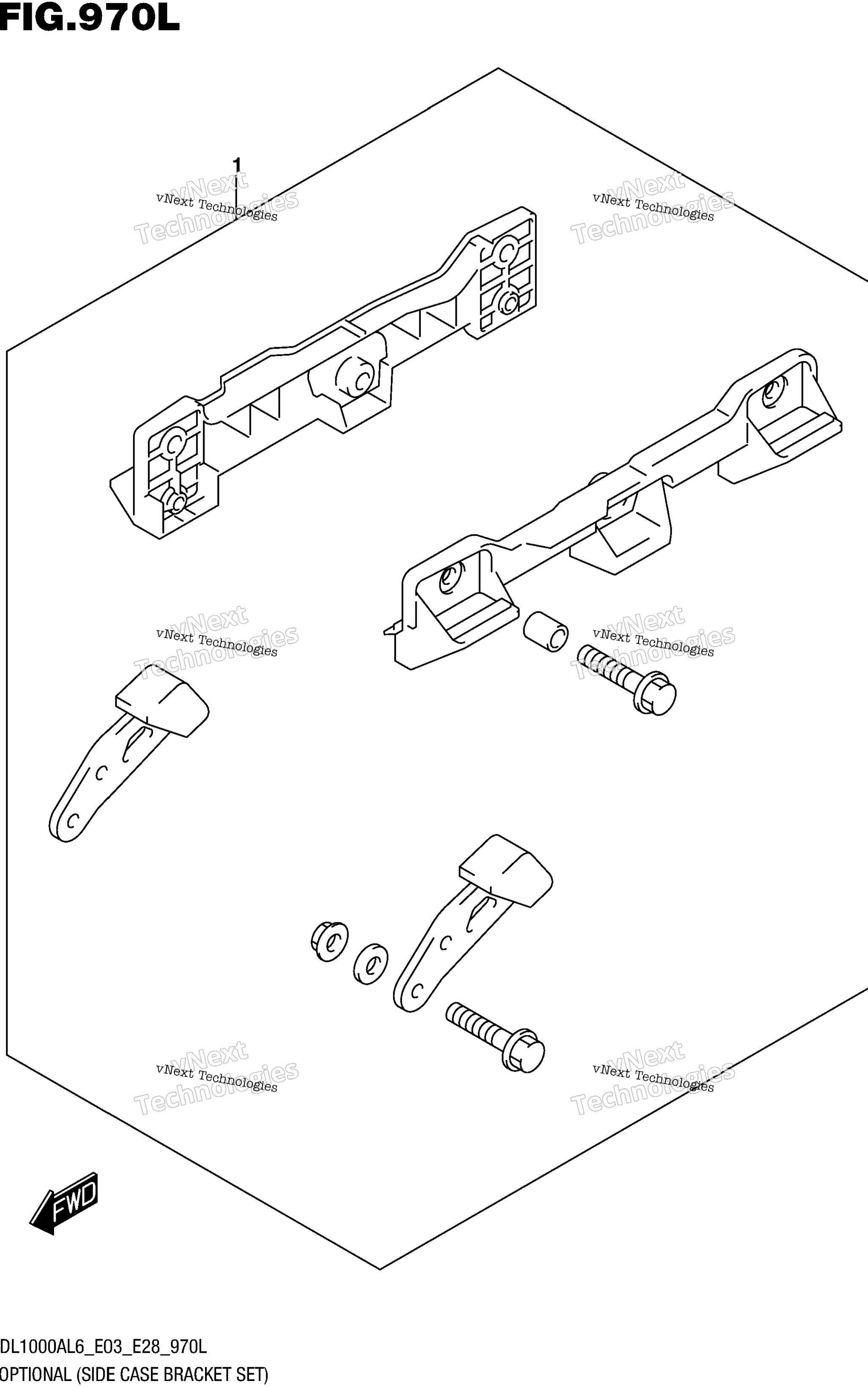 Опциональное оборудование (Side Case Bracket Set)