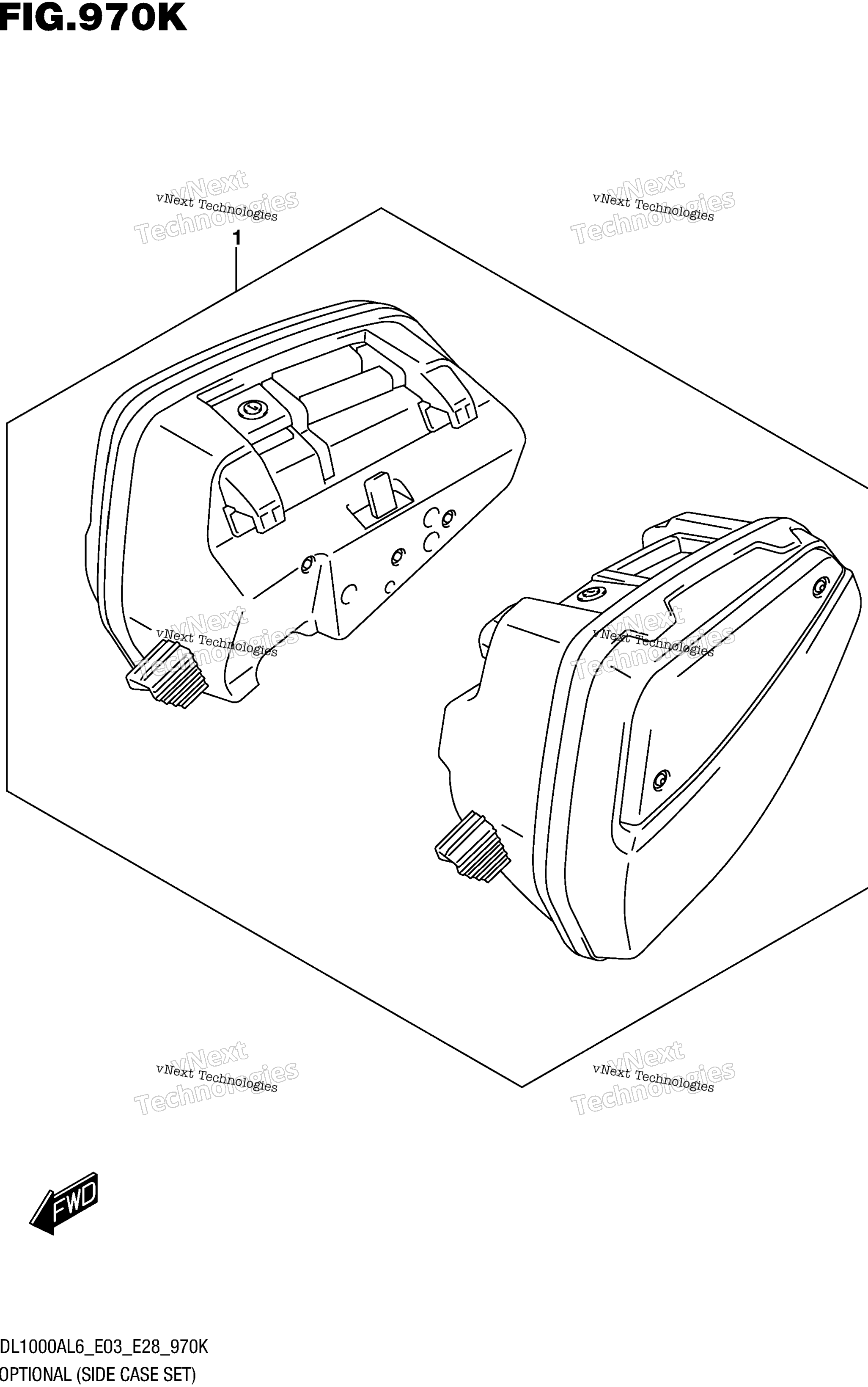 Опциональное оборудование (Side Case Set)
