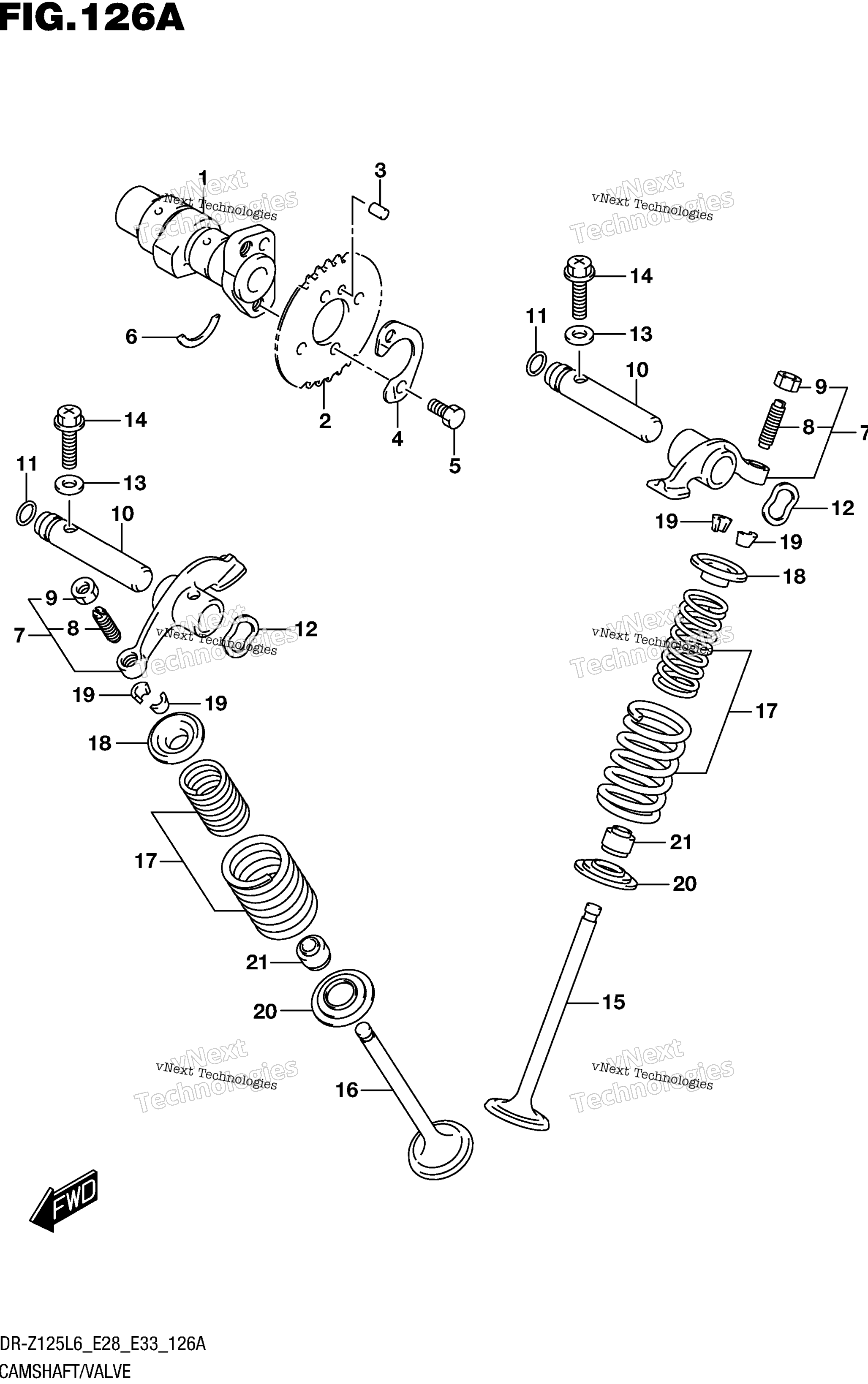 Camshaft / клапан