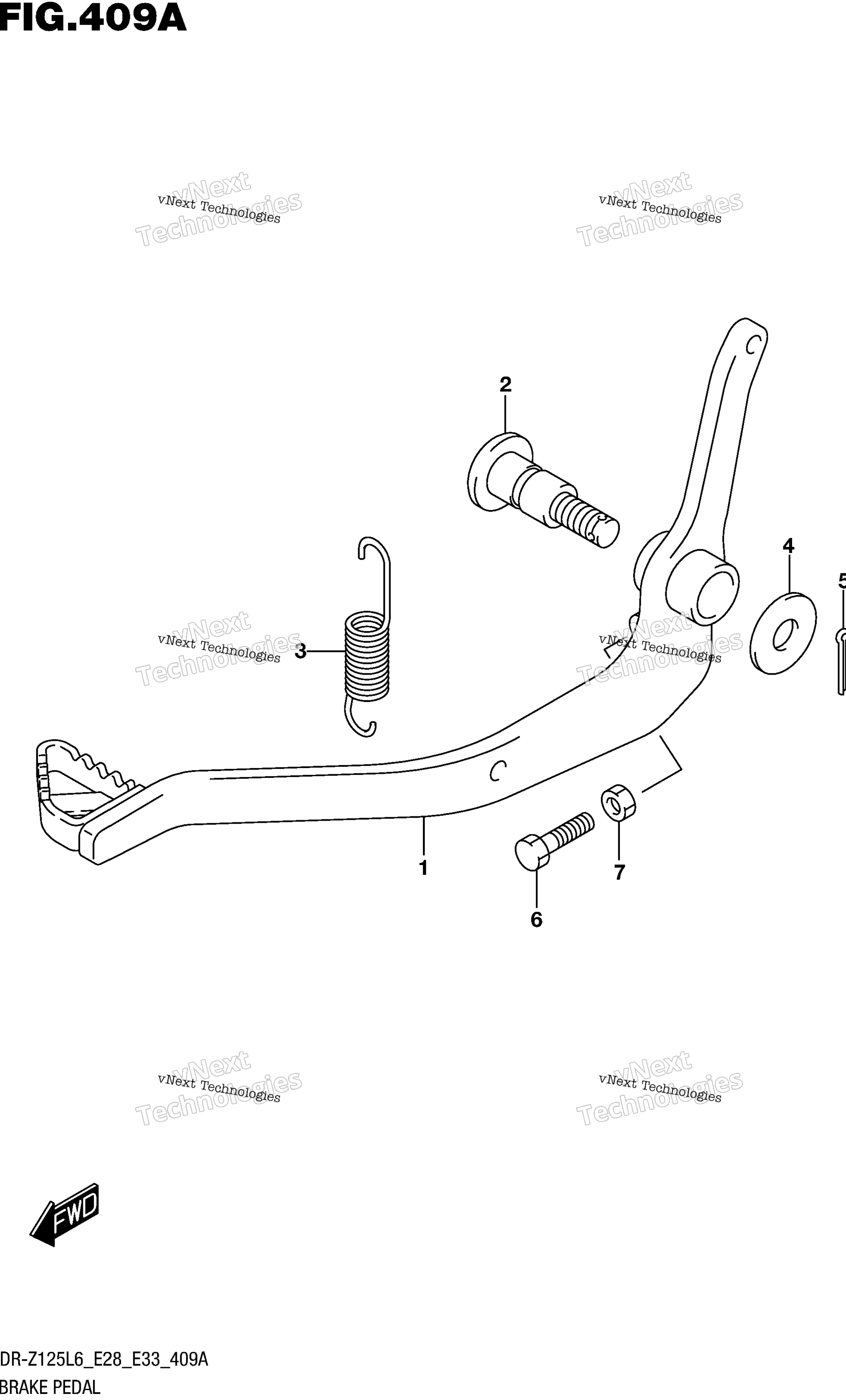 Тормоз Pedal