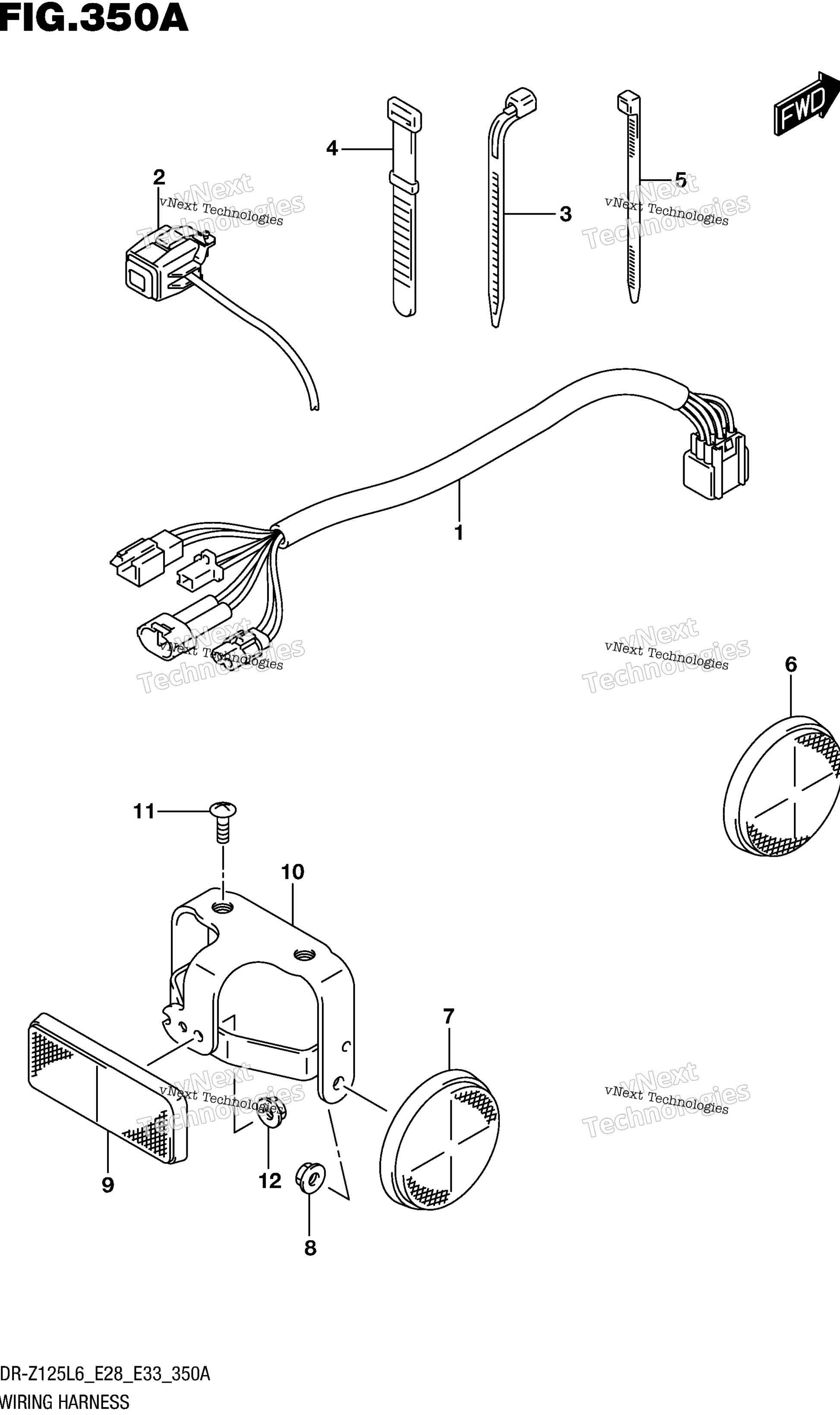 Жгут проводов (Dr-Z125l6 E28)