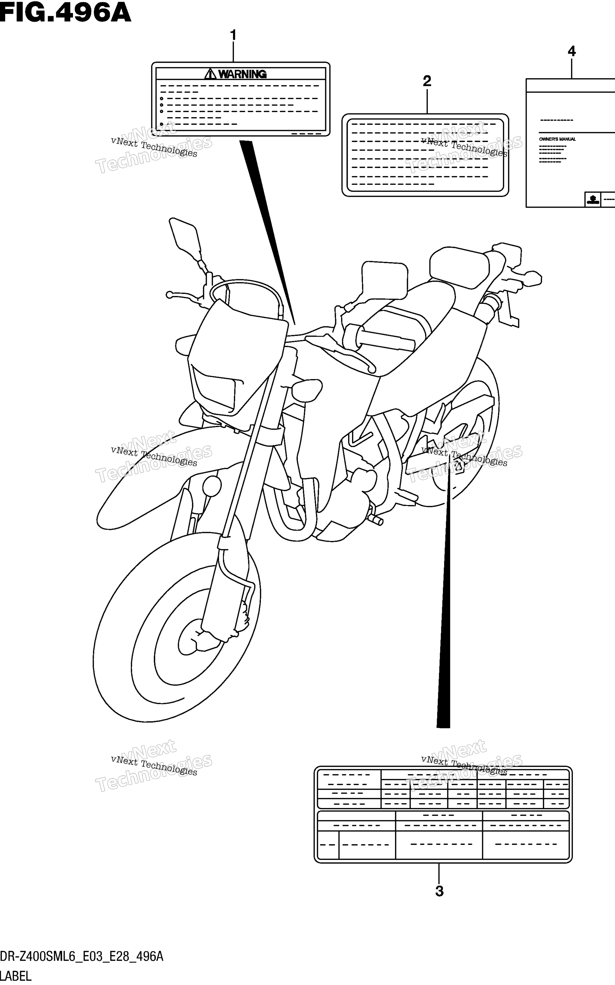 Шильдик (Dr-Z400sml6 E03)