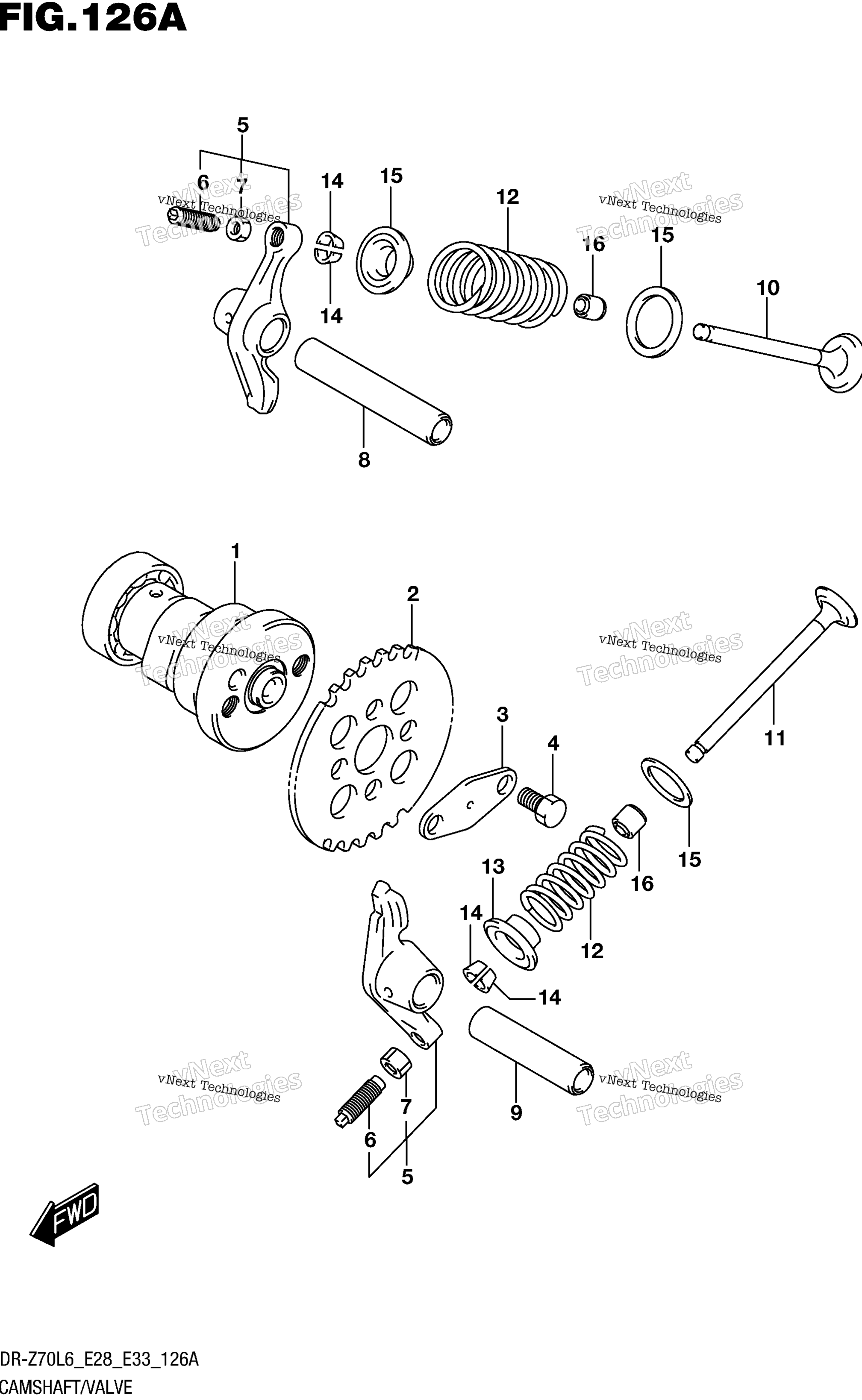 Camshaft / клапан