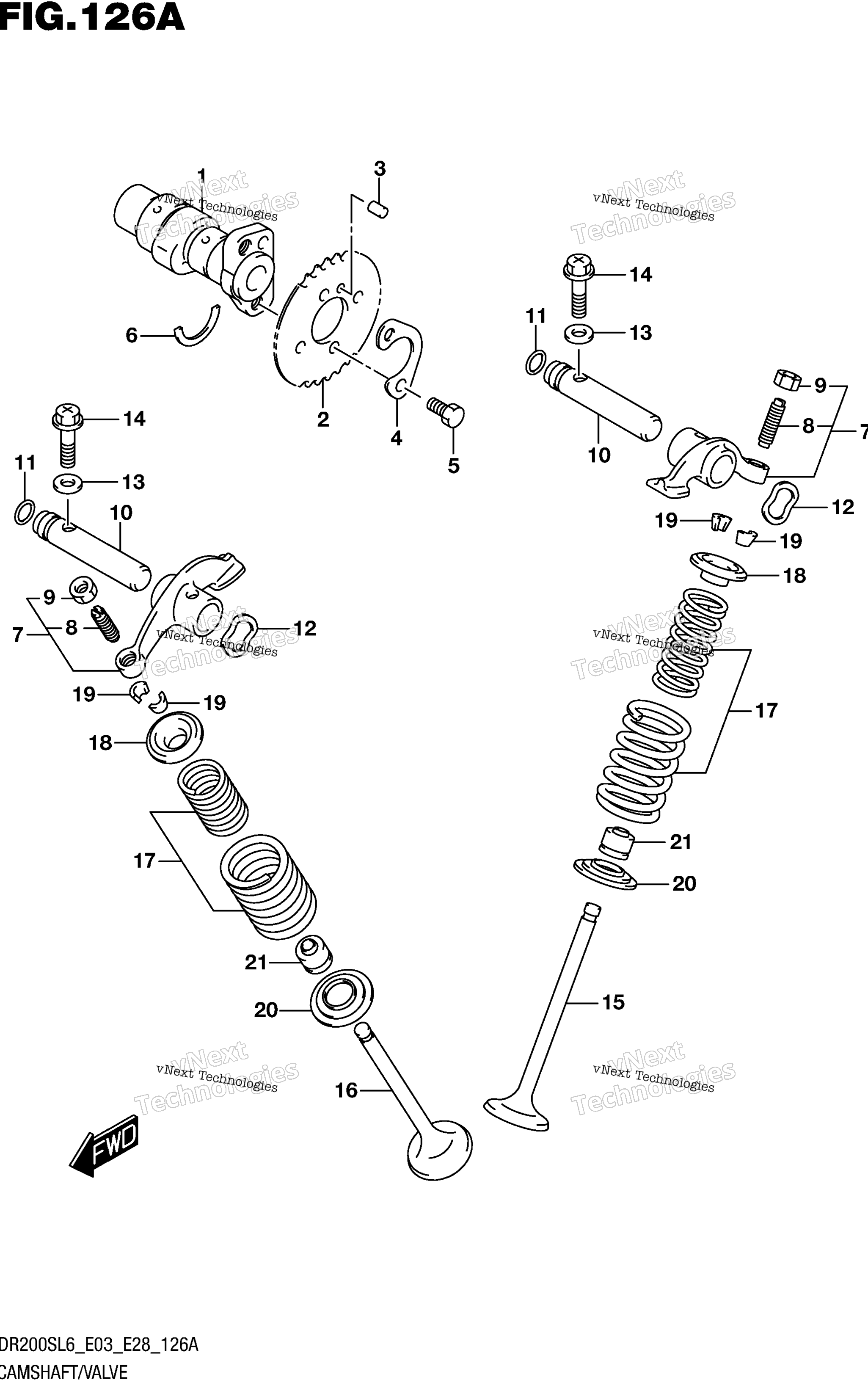 Camshaft / клапан