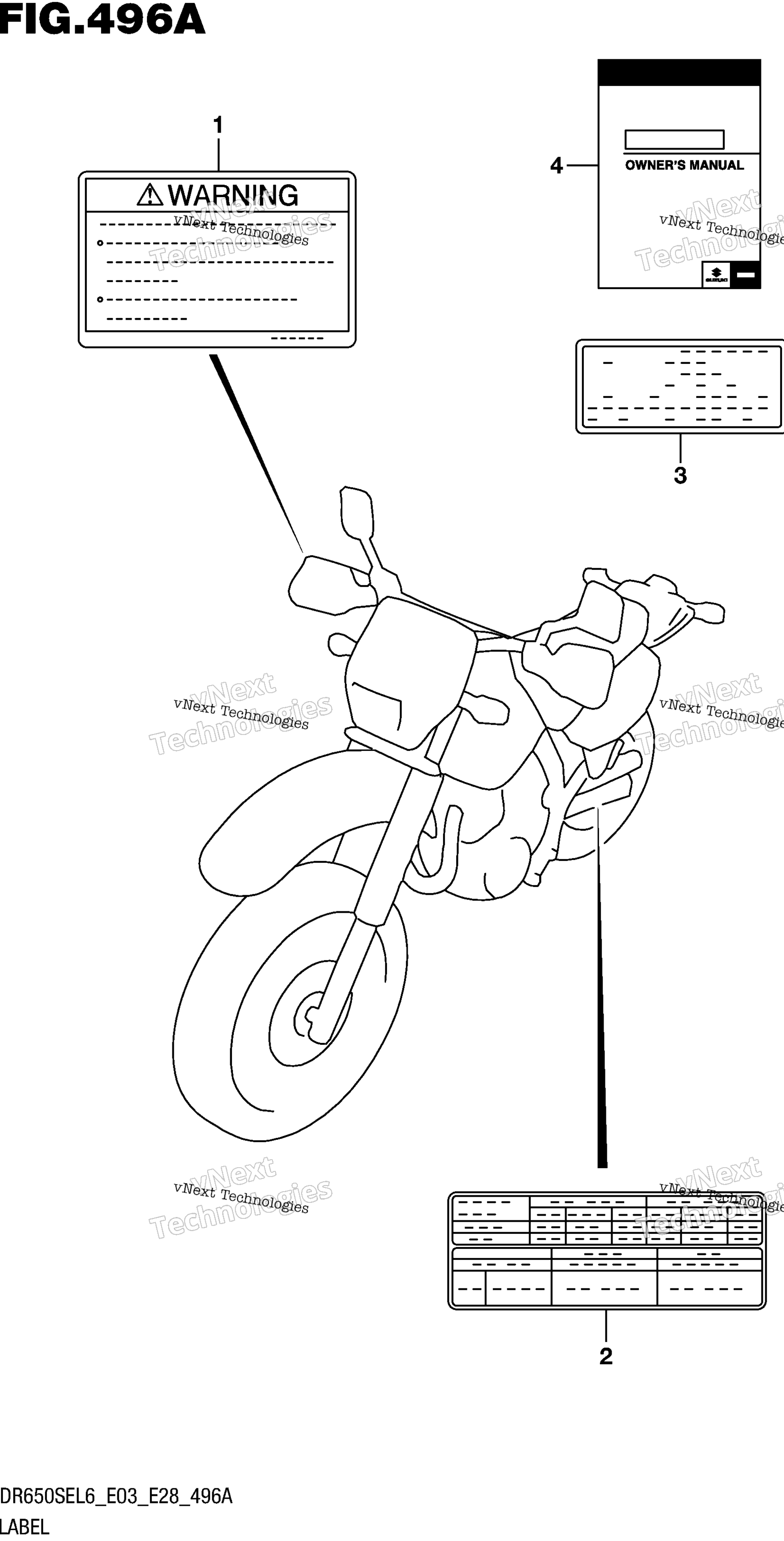 Шильдик (Dr650sel6 E03)
