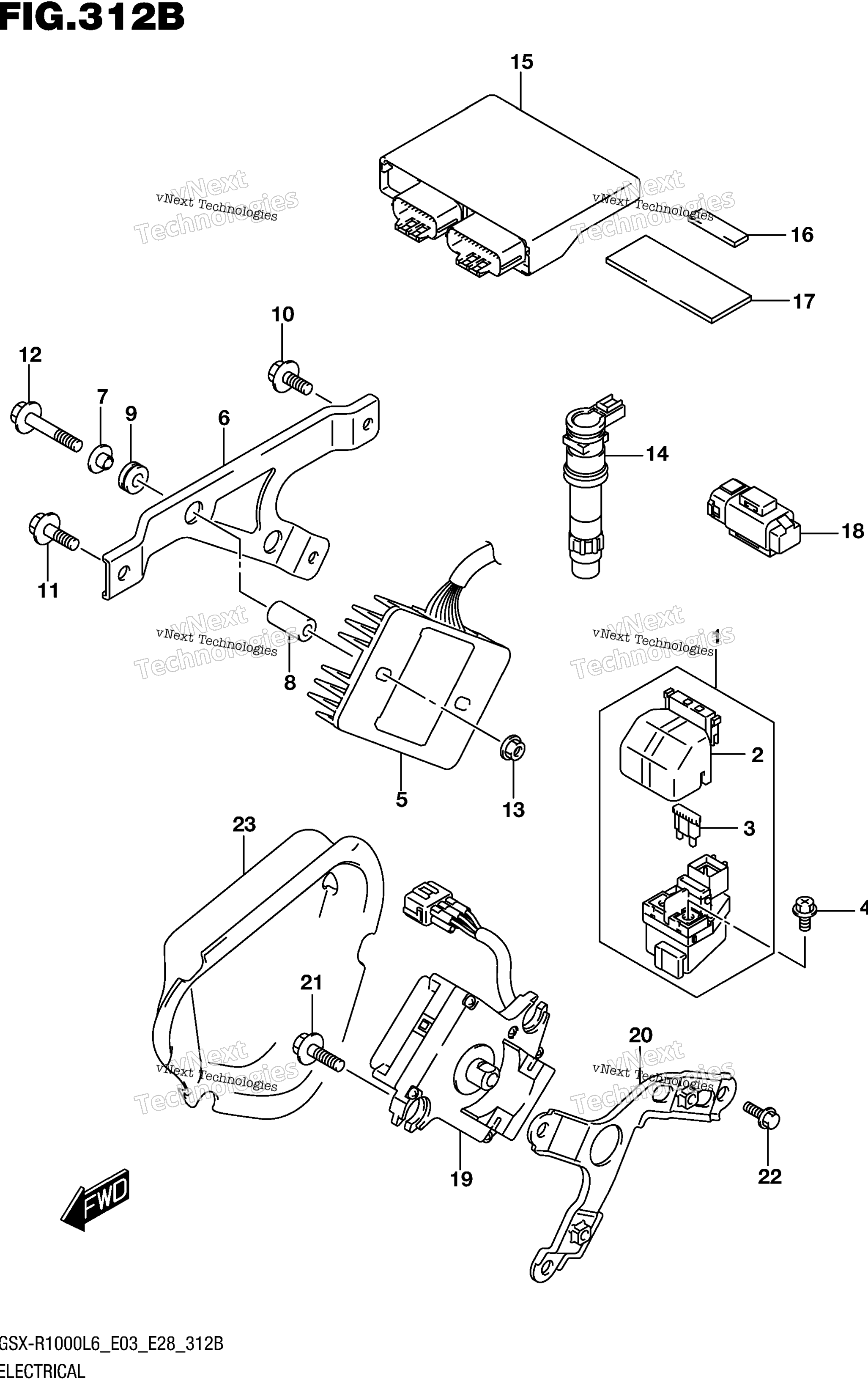 Электрооборудование (Gsx-R1000l6 E28)