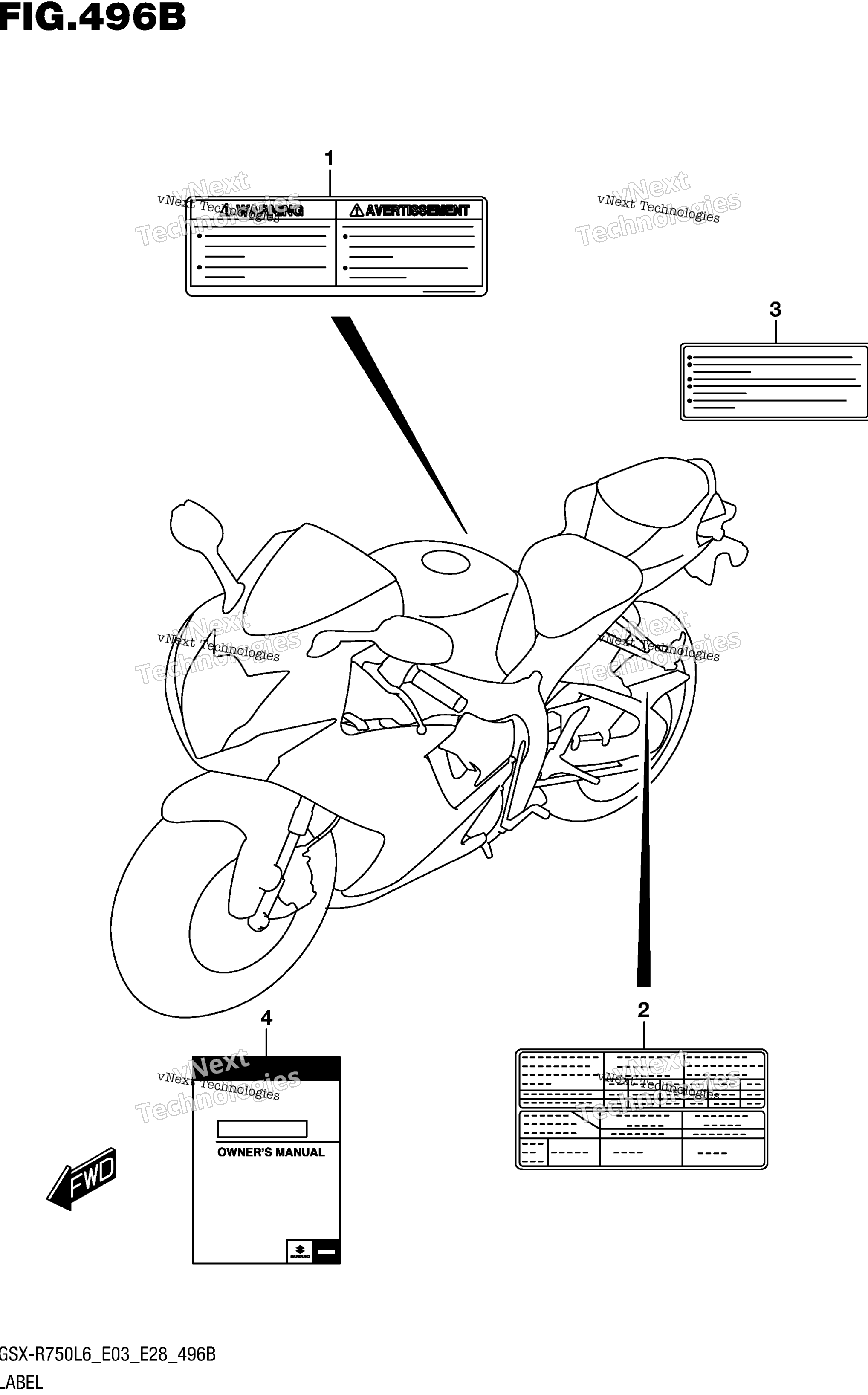 Шильдик (Gsx-R750l6 E28)